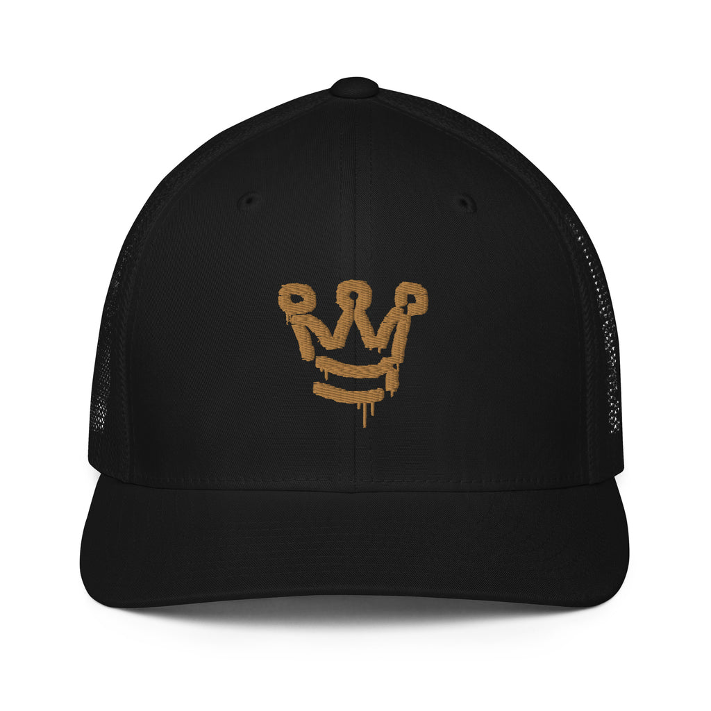 I AM A CROWN- Closed-back trucker cap