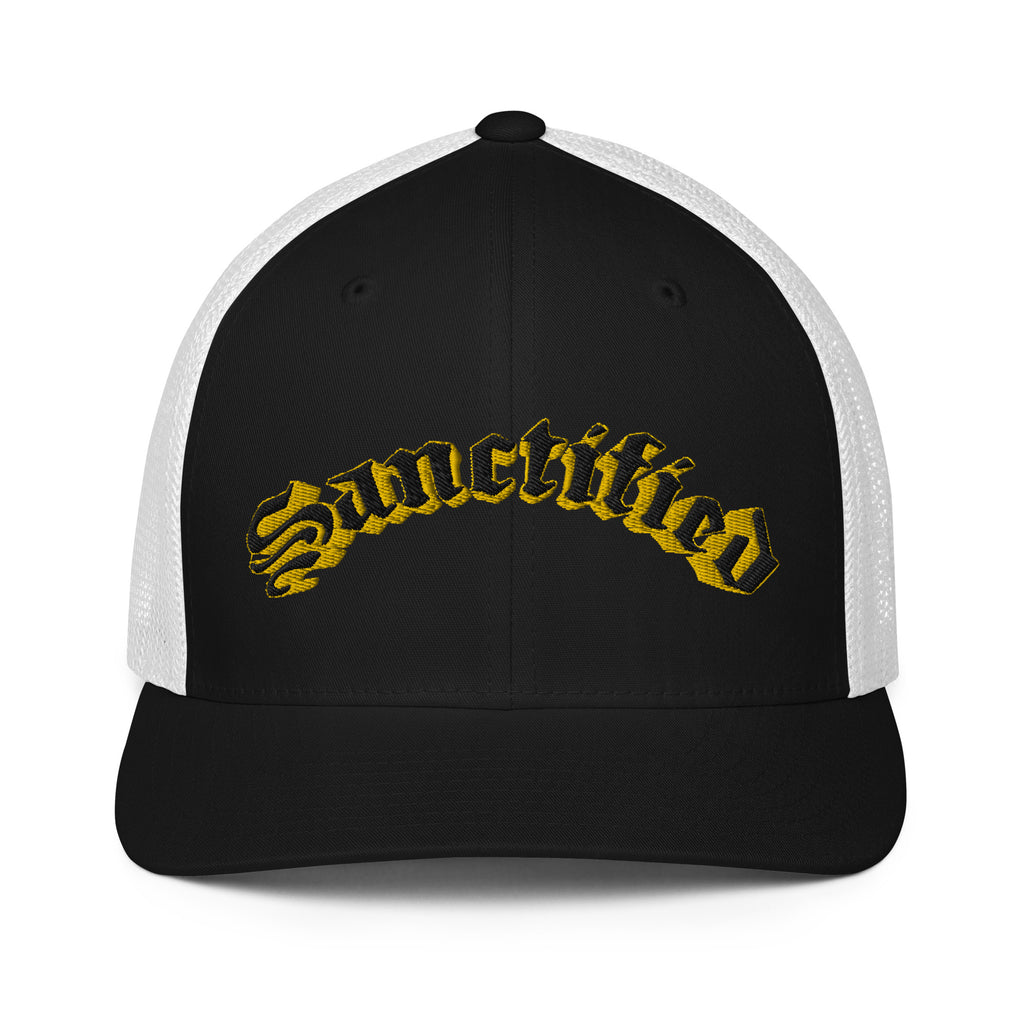 Sanctified Signature- Closed-back trucker cap