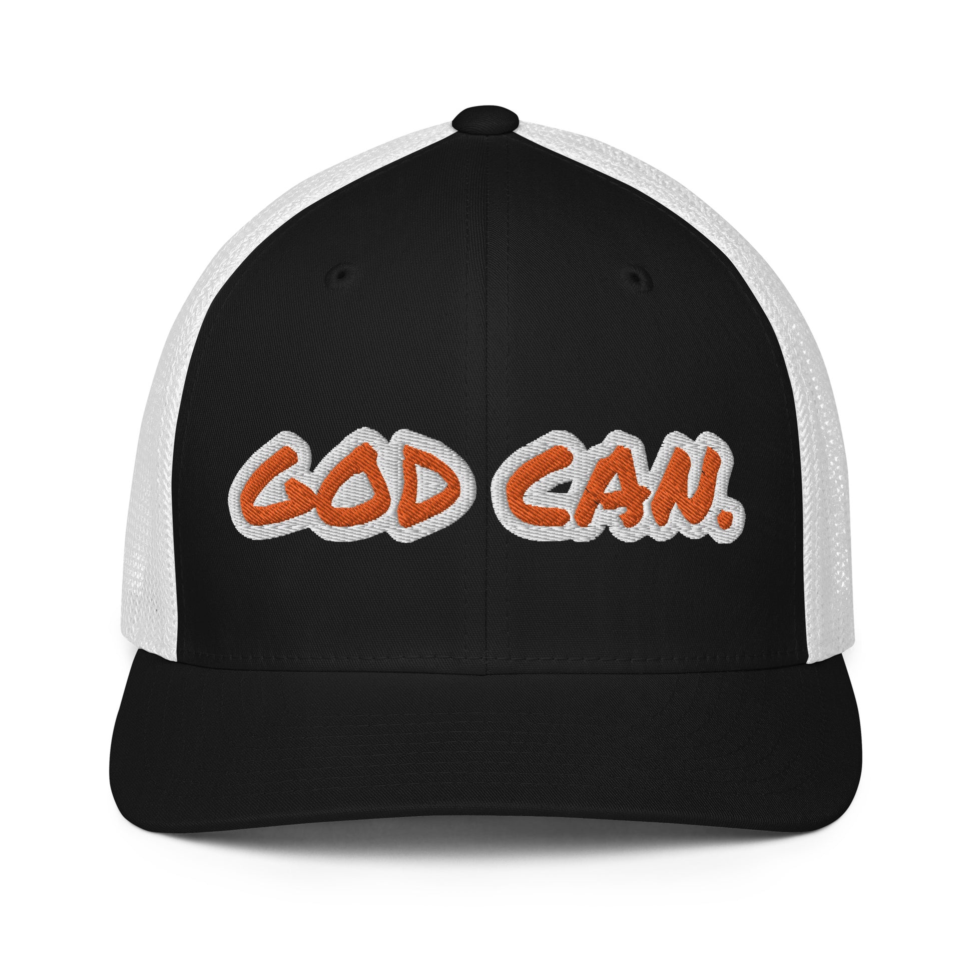 God Can.- Closed-back trucker cap