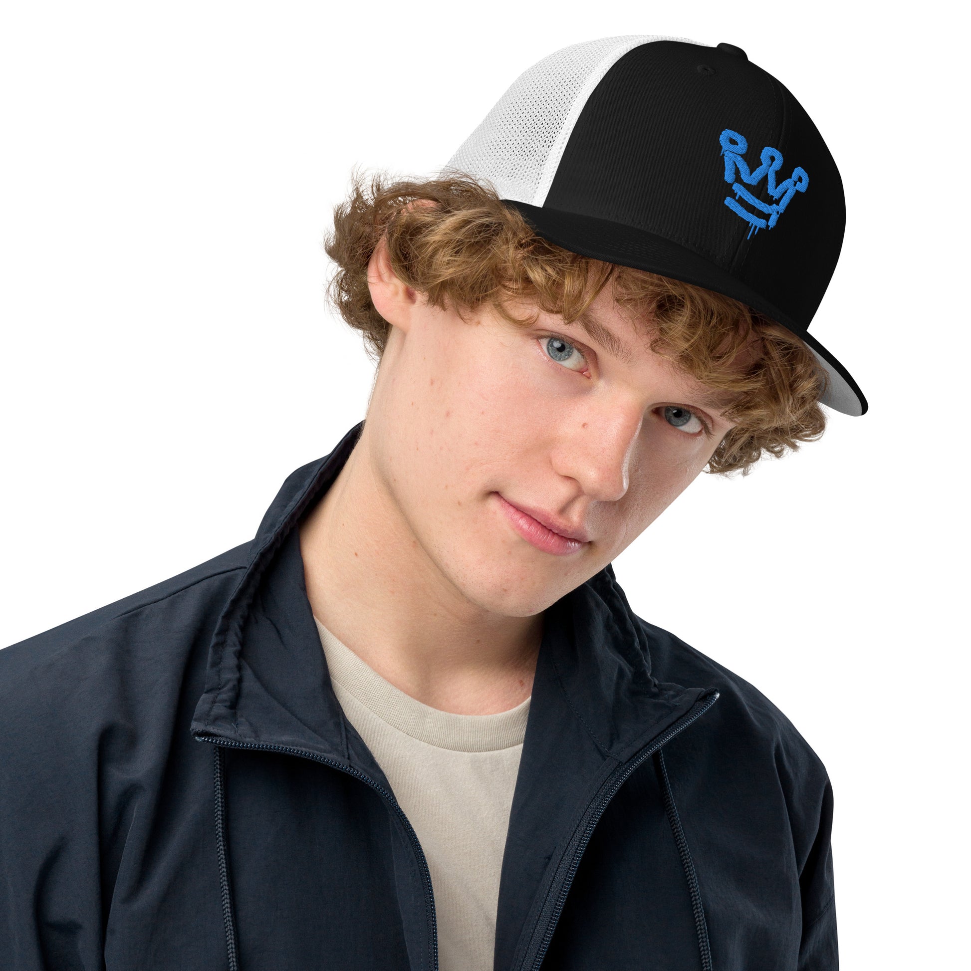 I Am a Crown- Closed-back trucker cap