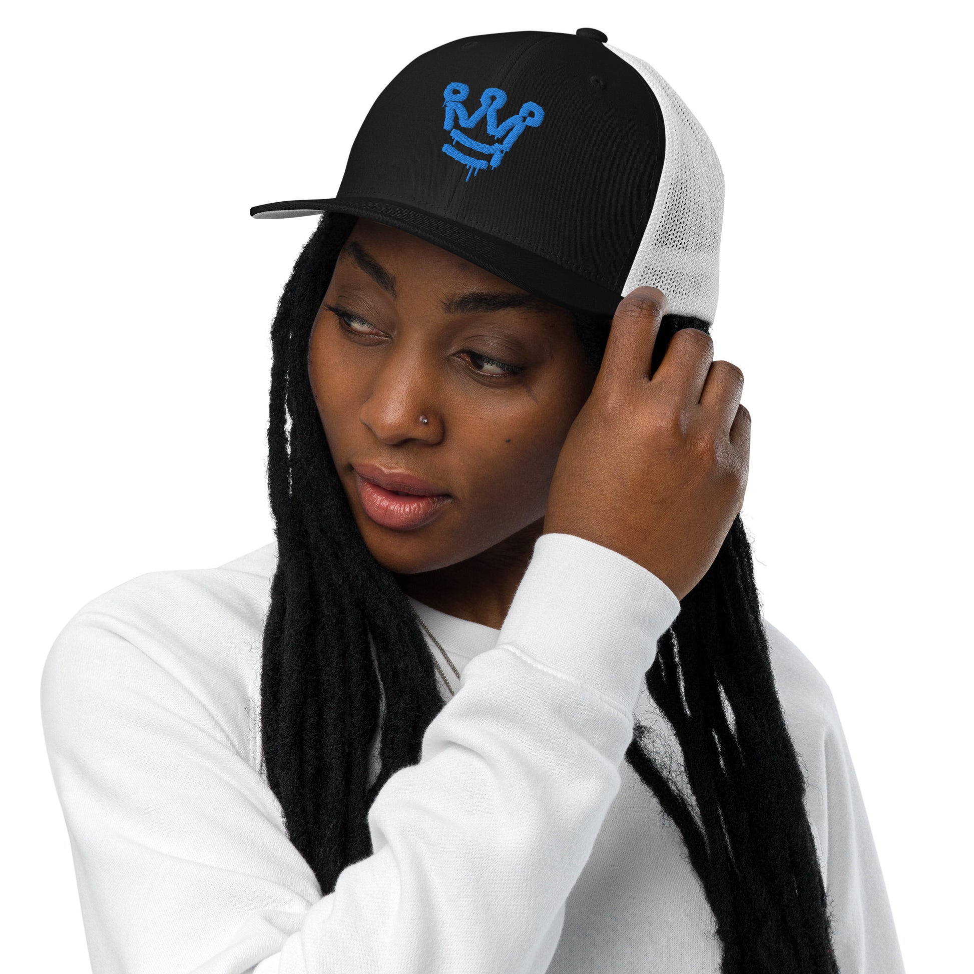 I Am a Crown- Closed-back trucker cap
