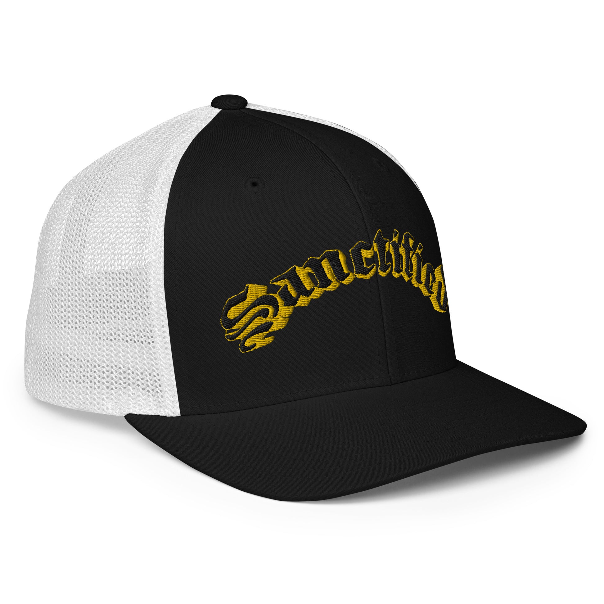 Sanctified Signature- Closed-back trucker cap
