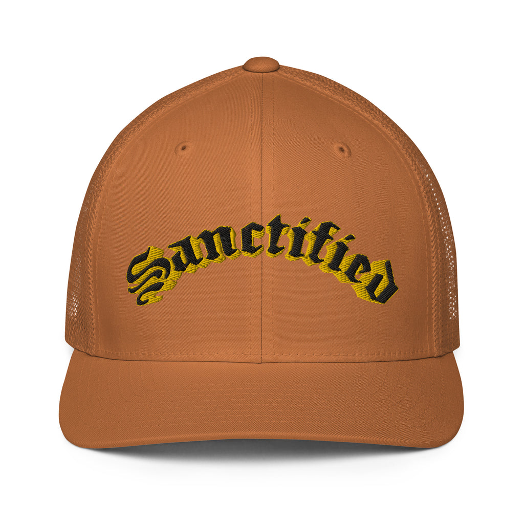 Sanctified Signature- Closed-back trucker cap