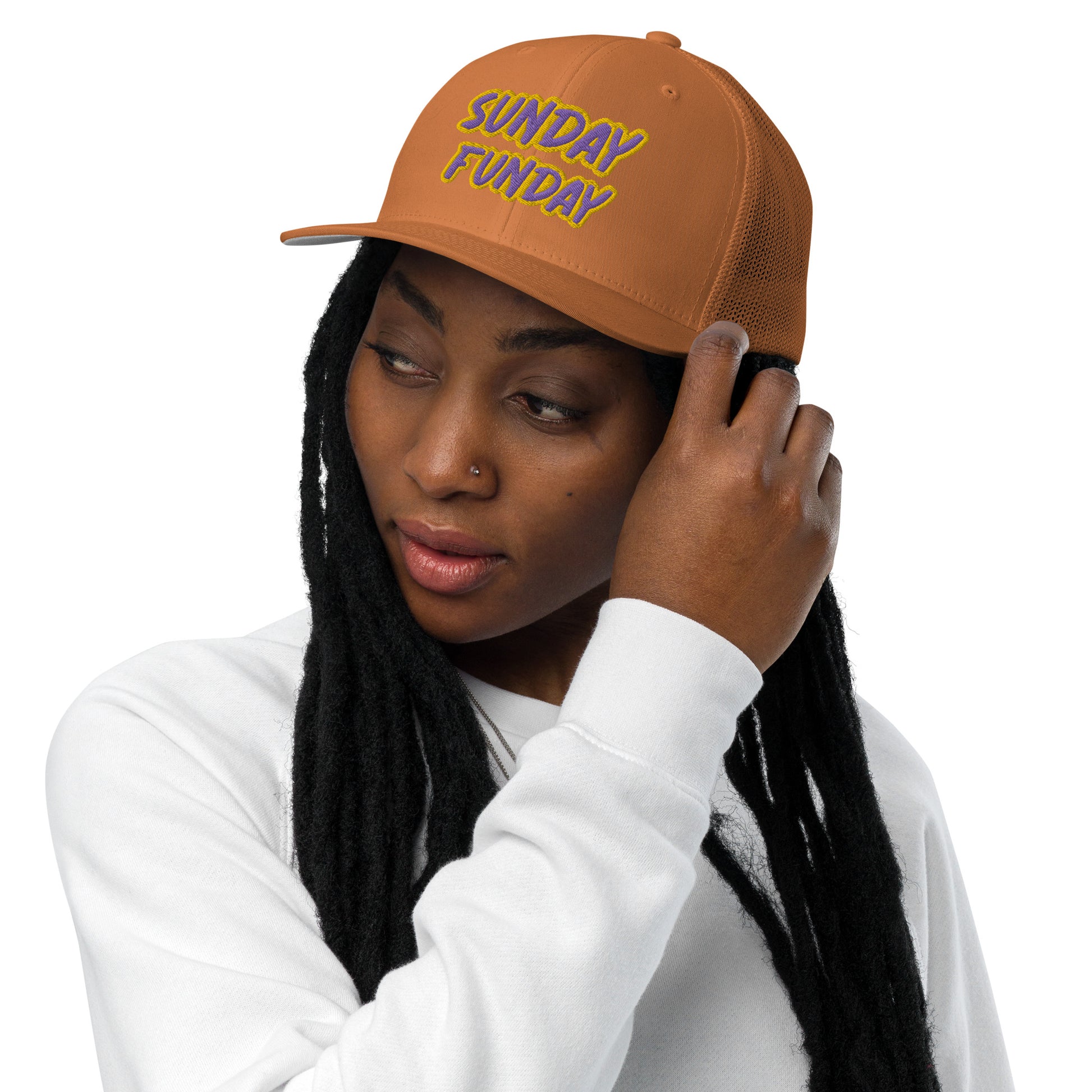 Sunday Funday- Closed-back trucker cap