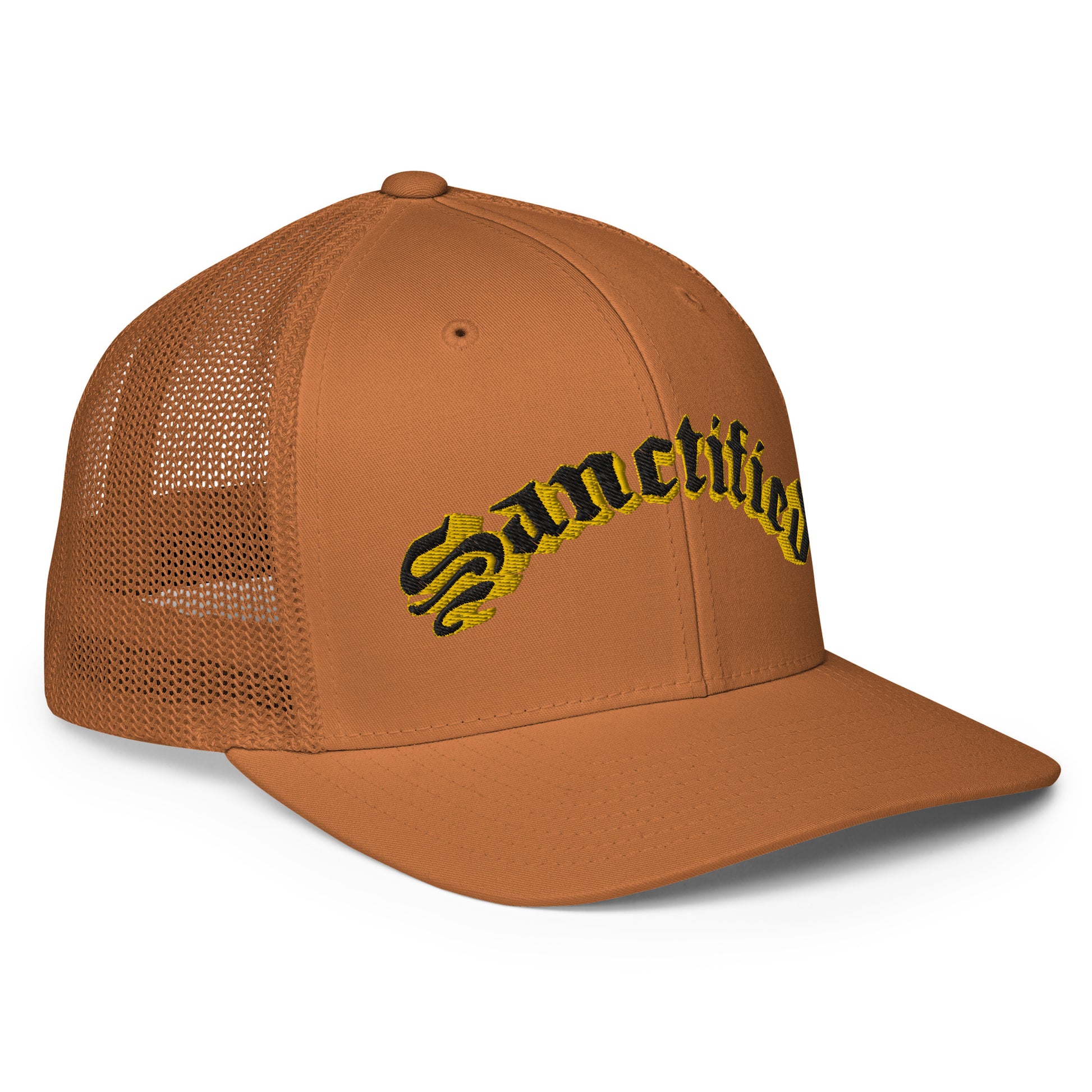 Sanctified Signature- Closed-back trucker cap
