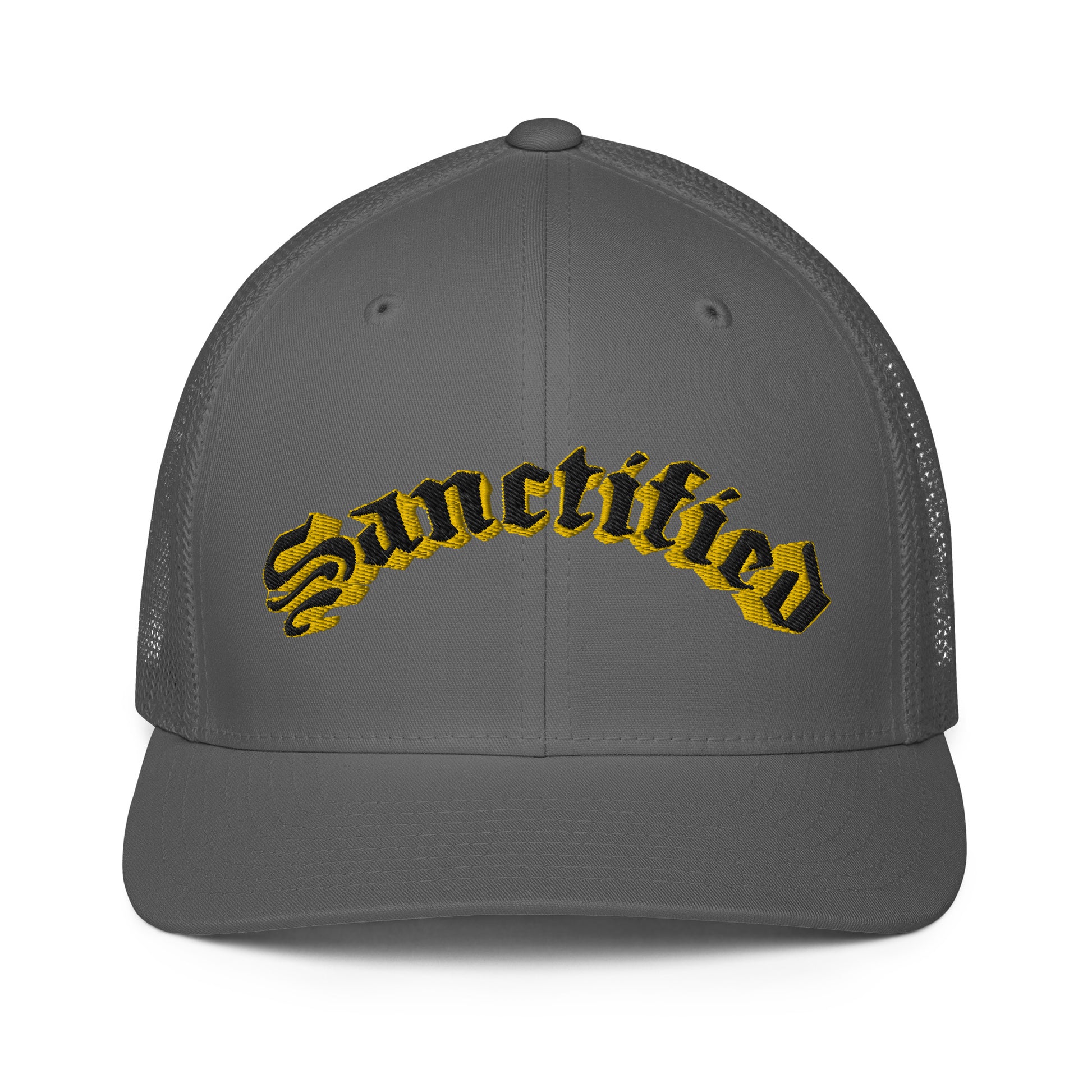 Sanctified Signature- Closed-back trucker cap