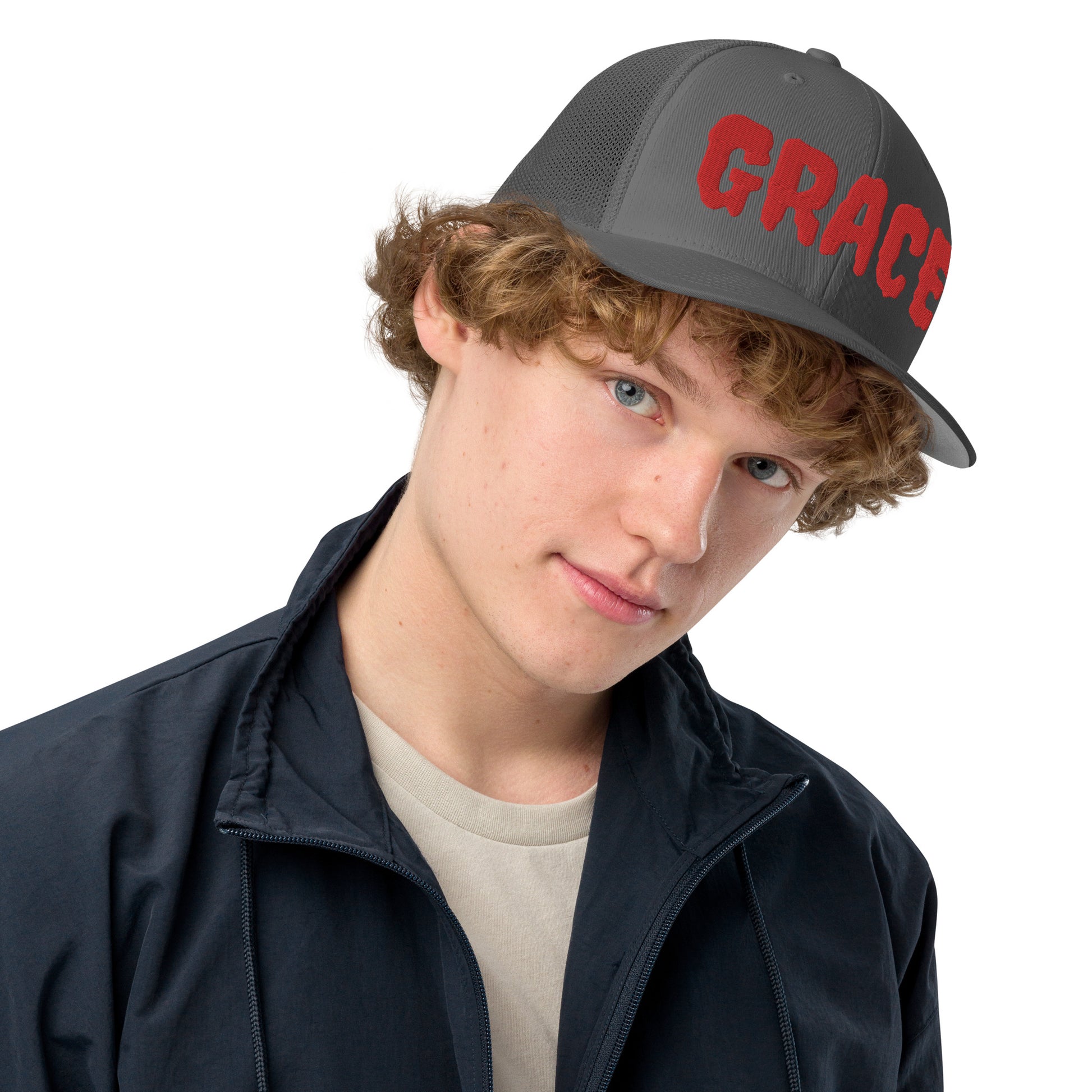 Grace- Closed-back trucker cap