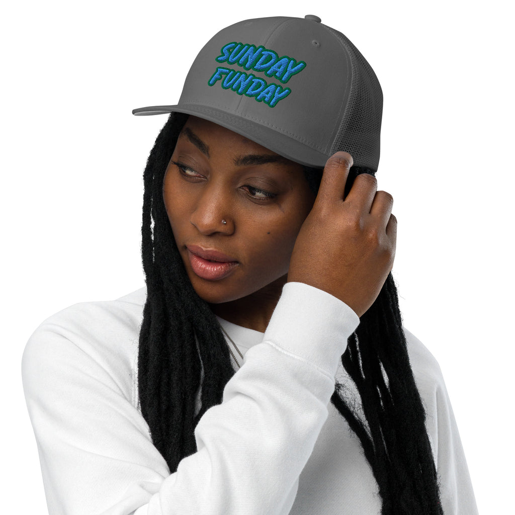 Sunday Funday- Closed-back trucker cap