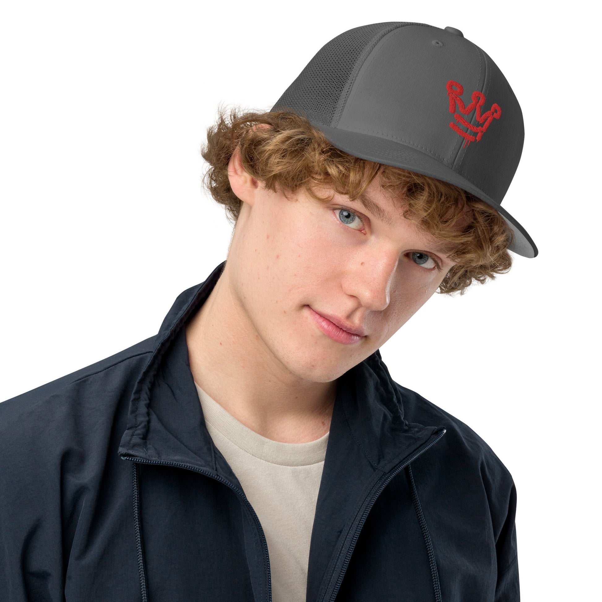 I Am a Crown- Closed-back trucker cap