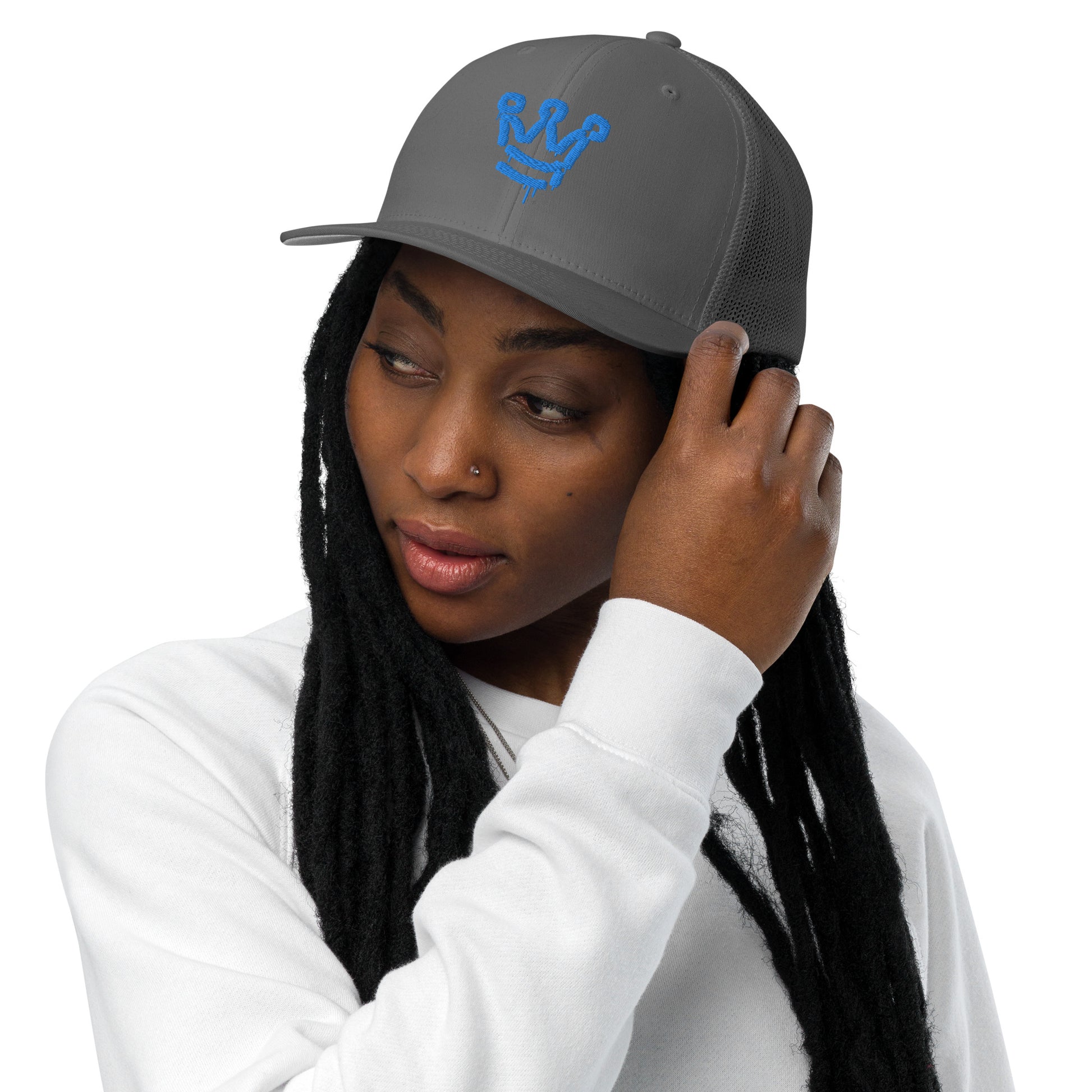 I Am a Crown- Closed-back trucker cap