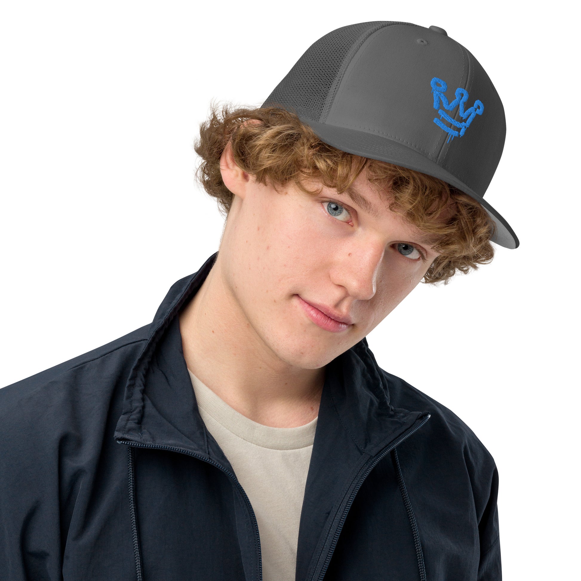 I Am a Crown- Closed-back trucker cap