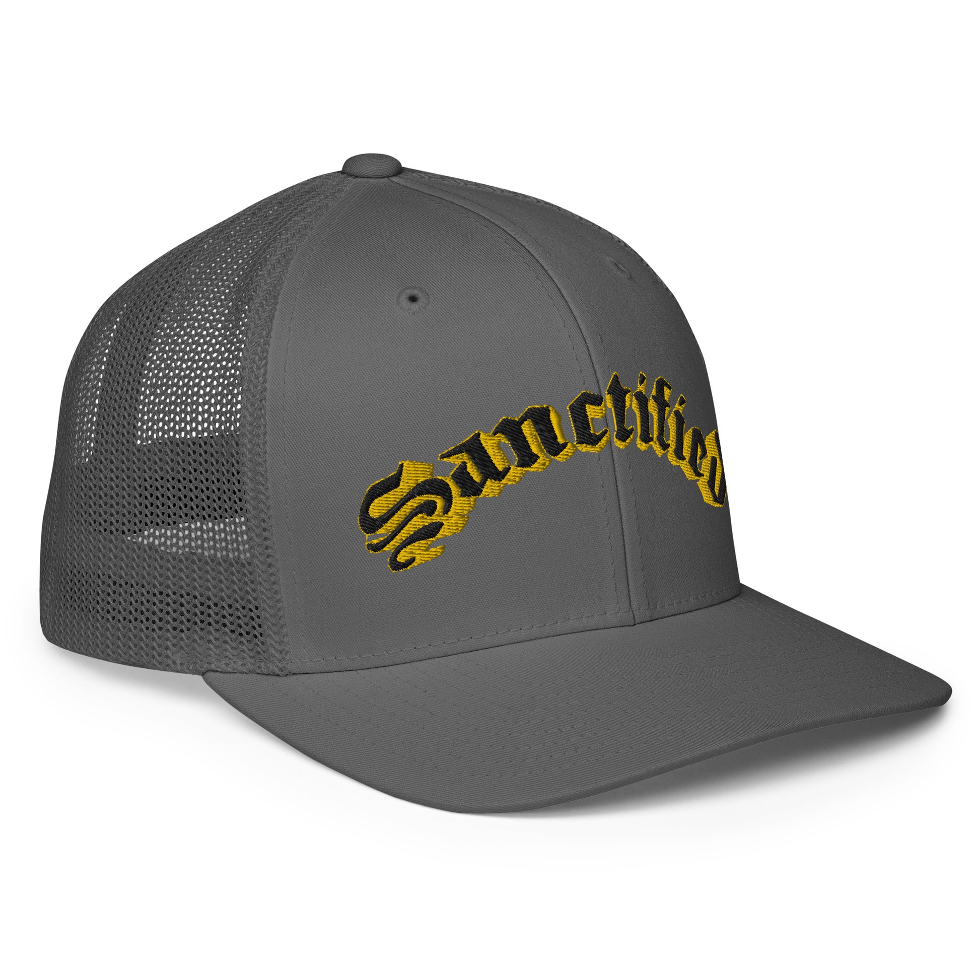 Sanctified Signature- Closed-back trucker cap