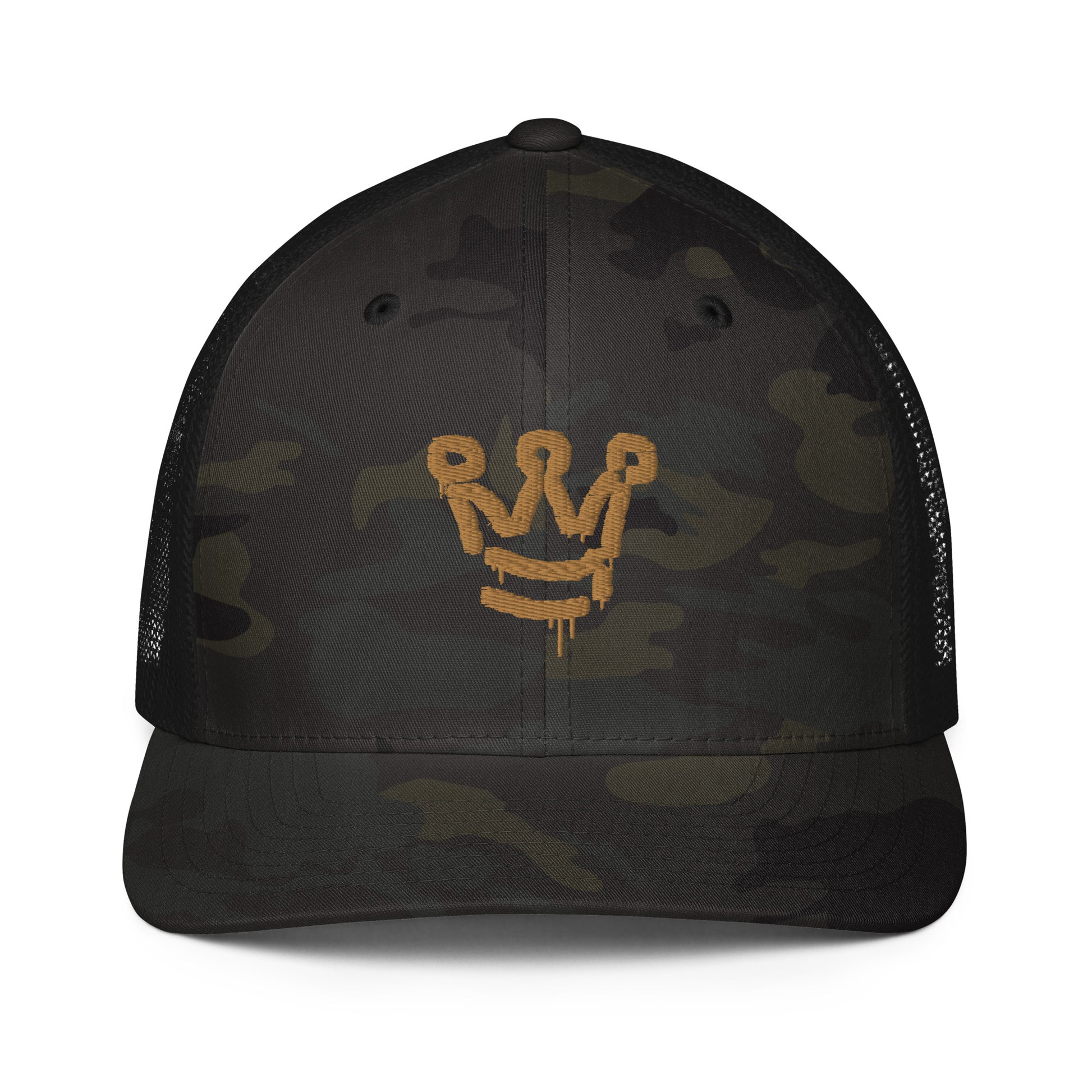 I AM A CROWN- Closed-back trucker cap