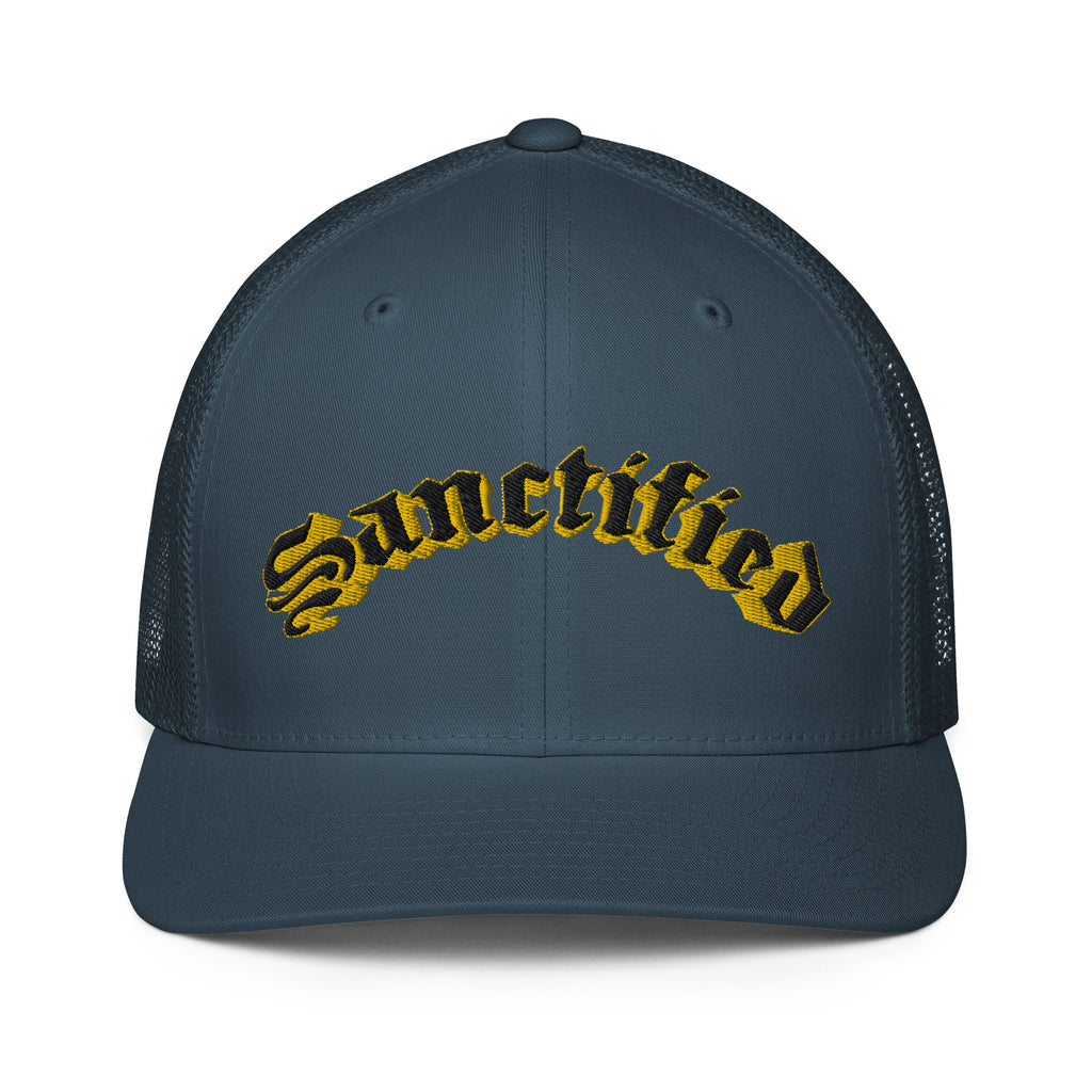 Sanctified Signature- Closed-back trucker cap