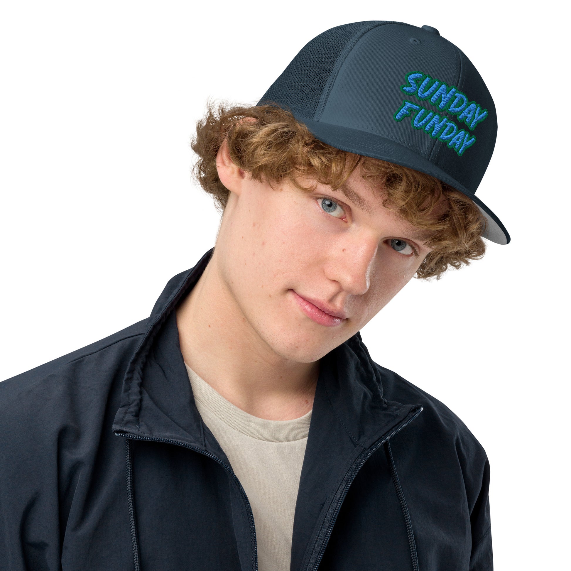 Sunday Funday- Closed-back trucker cap