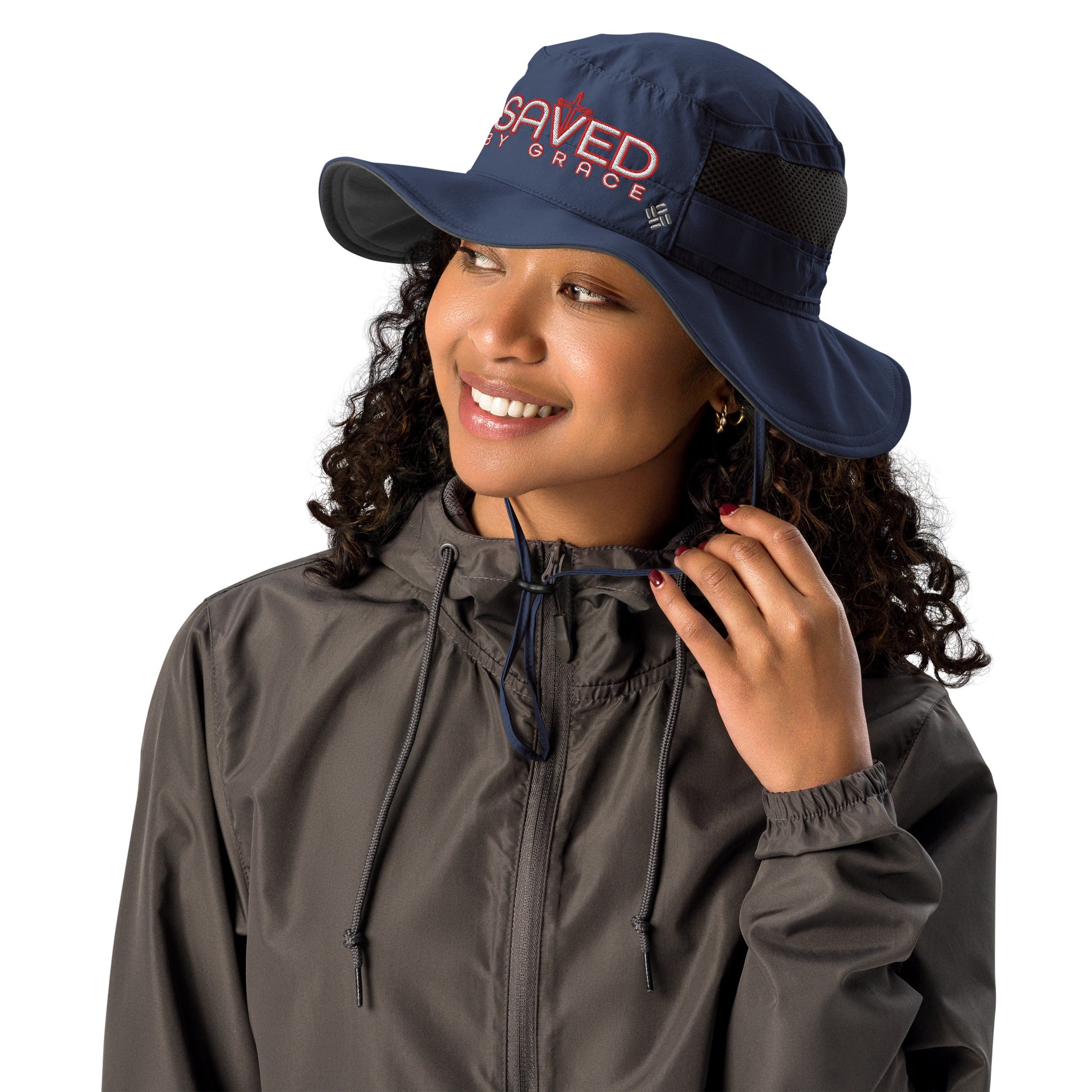 SAVED BY GRACE- Columbia booney hat