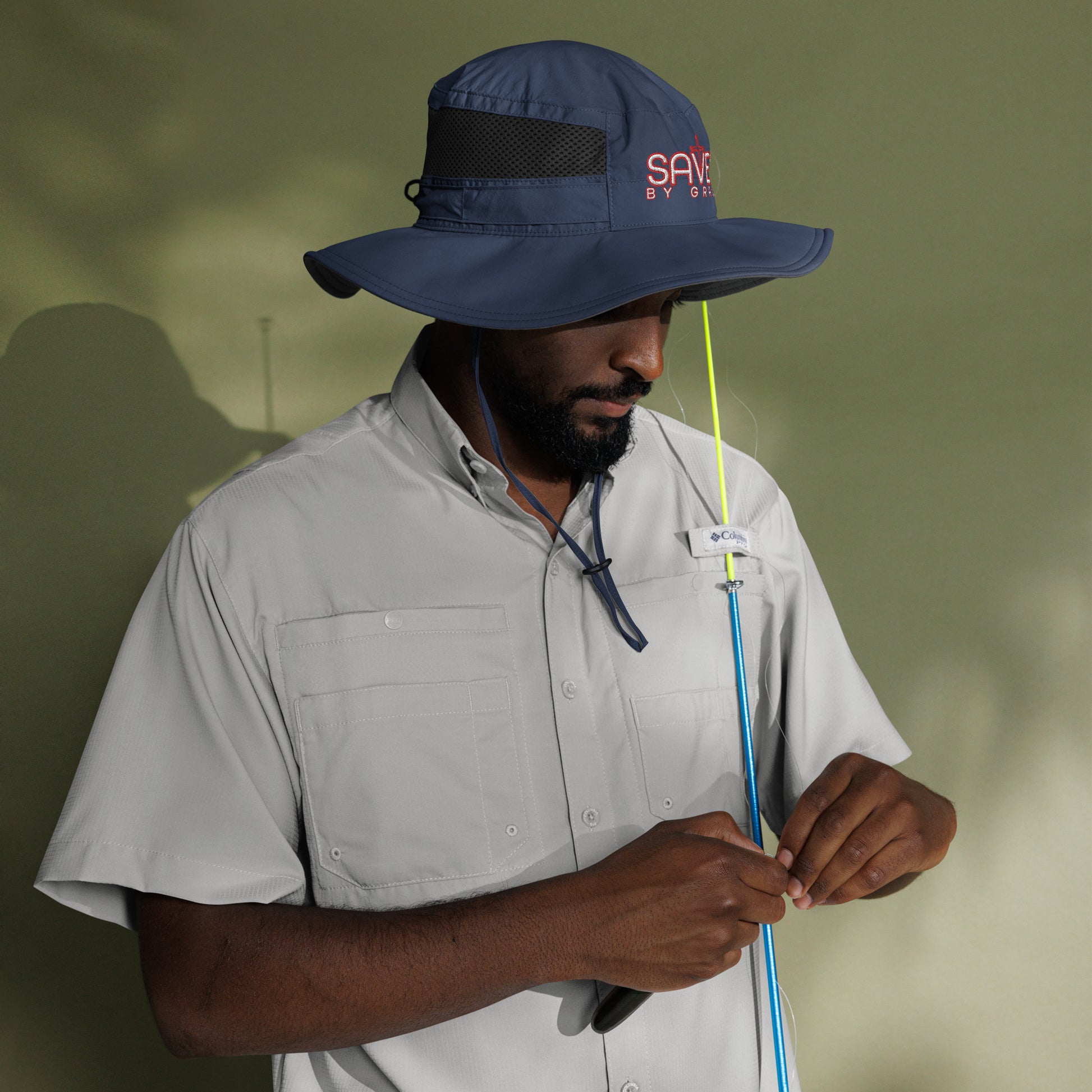 SAVED BY GRACE- Columbia booney hat