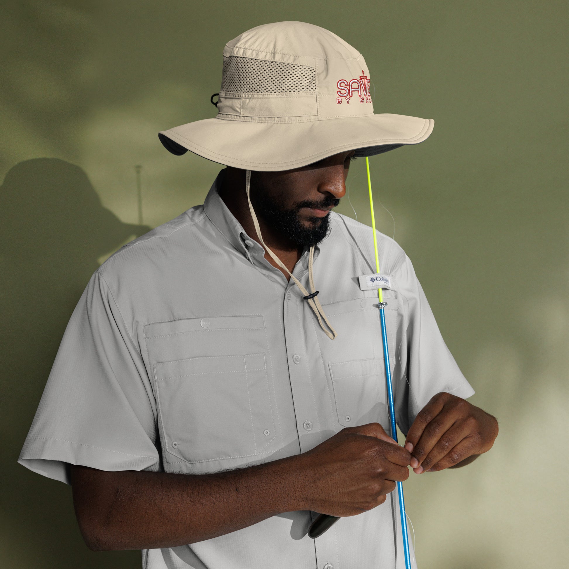 SAVED BY GRACE- Columbia booney hat