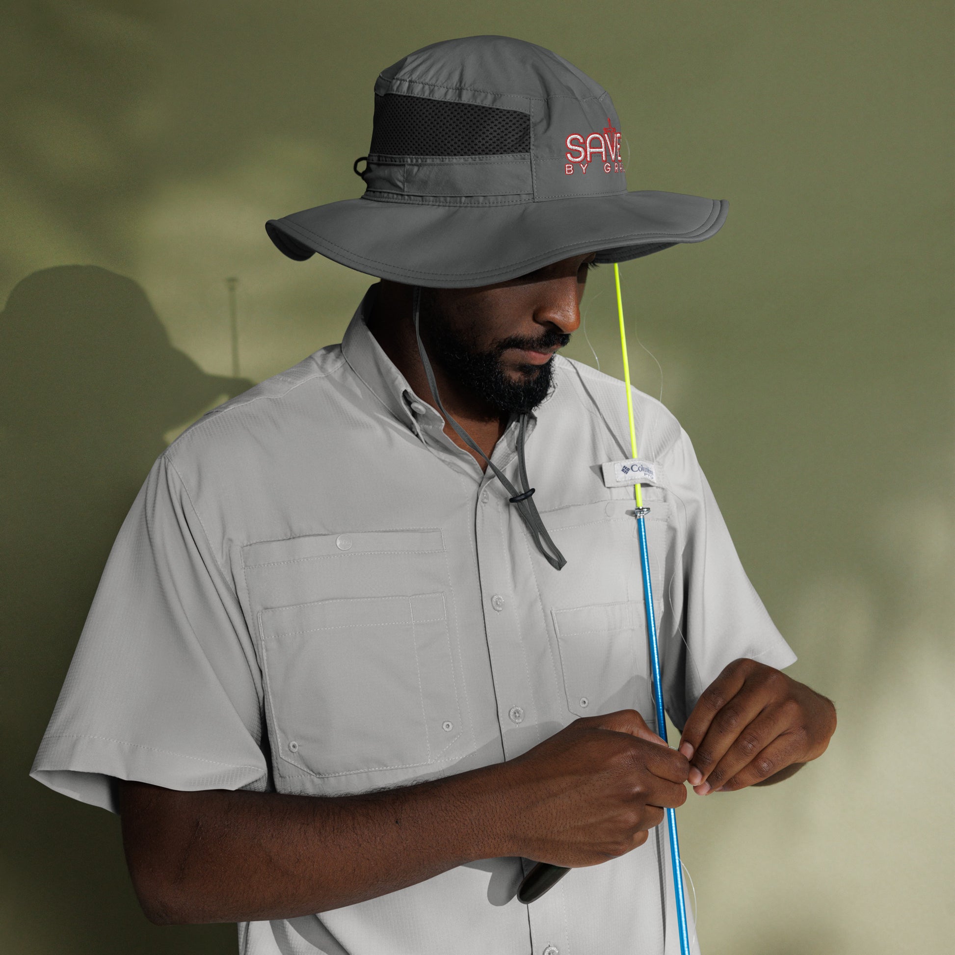 SAVED BY GRACE- Columbia booney hat