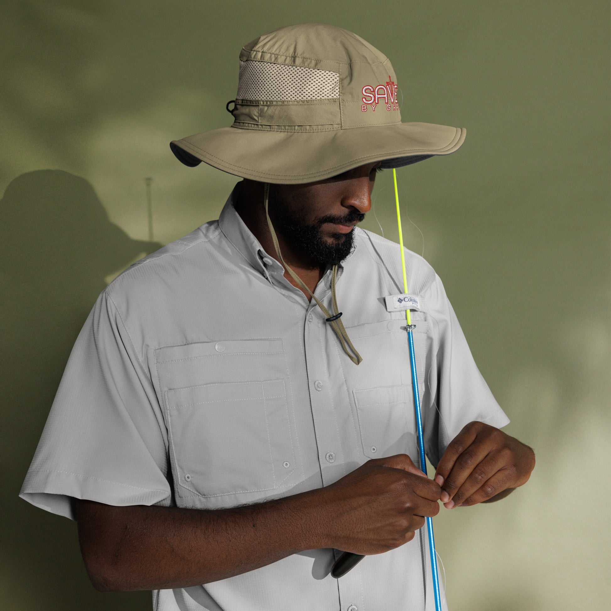 SAVED BY GRACE- Columbia booney hat