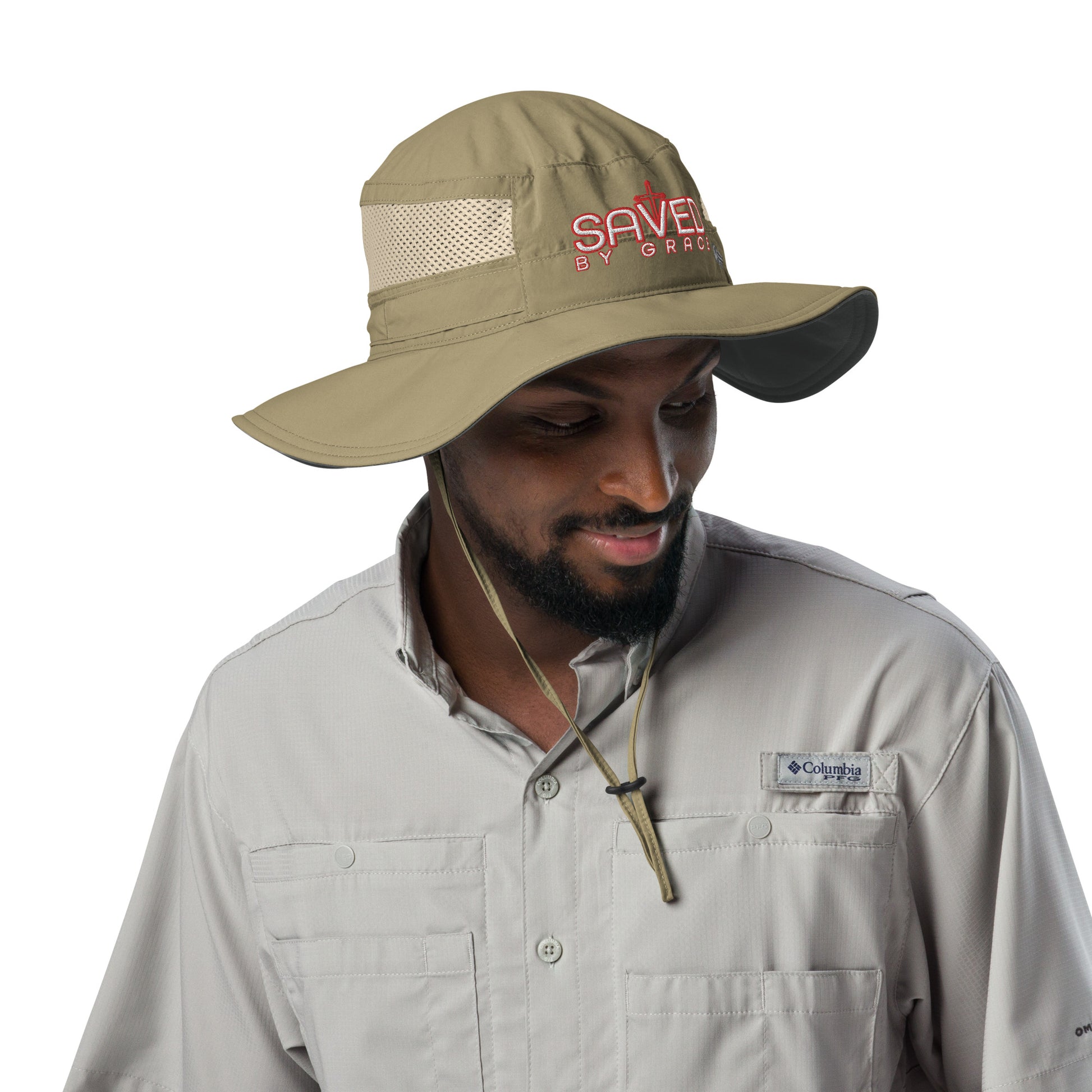 SAVED BY GRACE- Columbia booney hat