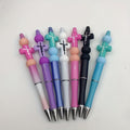 7pcs Silicone Cross Ballpoint Pen Set