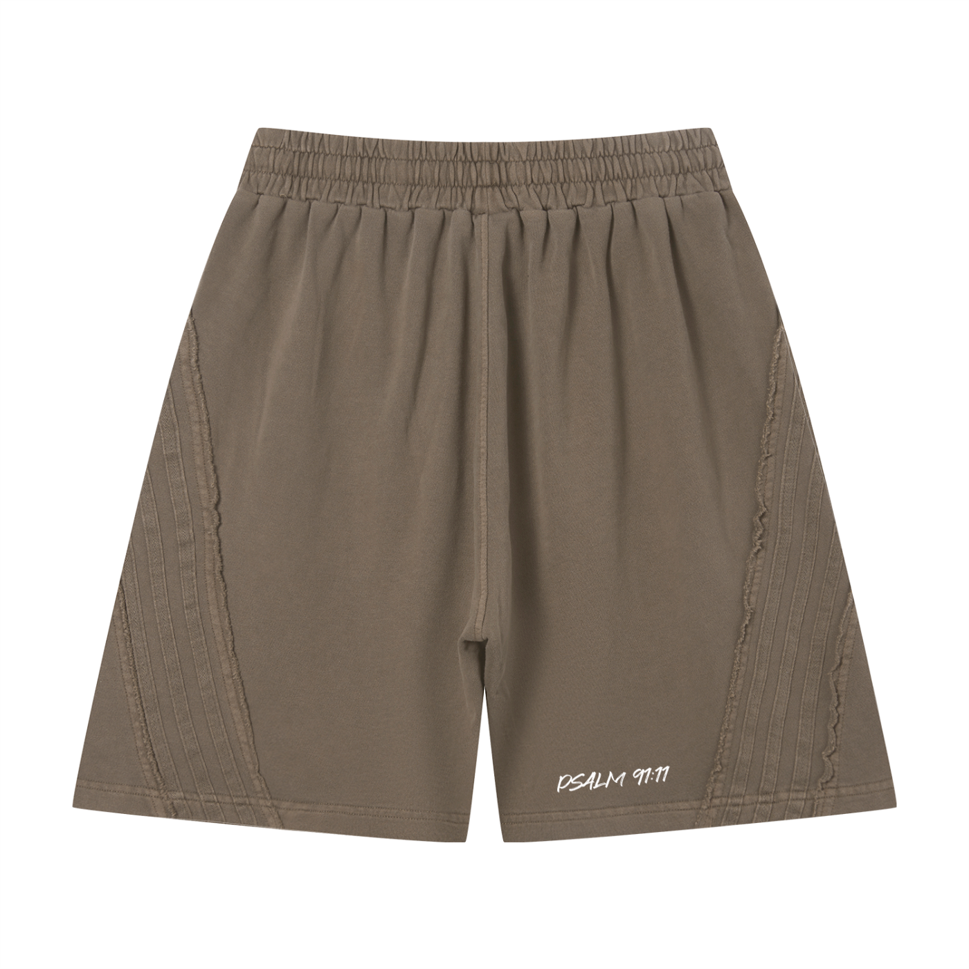 FEARLESS- Unisex Vintage Wash Raw Edge Shorts