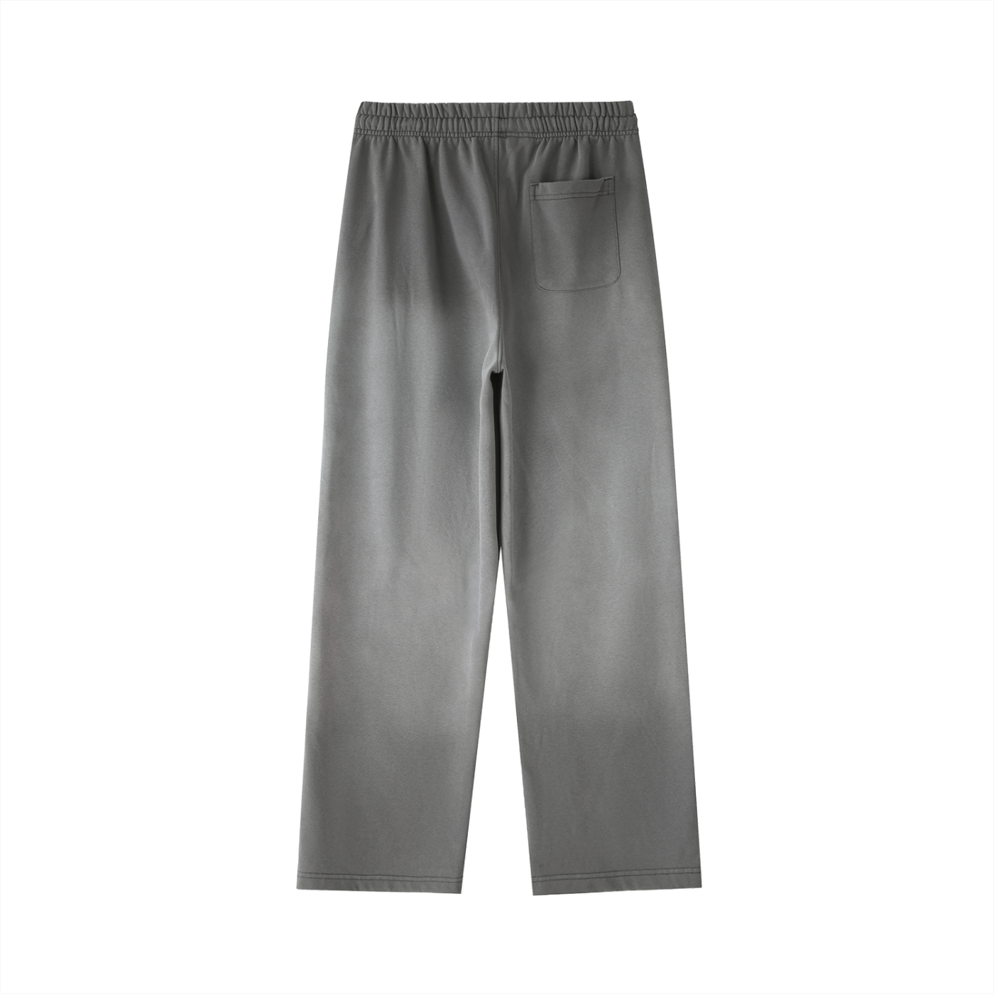 REST IS WARFARE- Vintage Washed Gradient Straight-Leg Sweatpants
