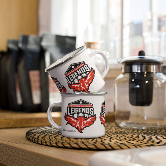 North Side H.S. Enamel Mug