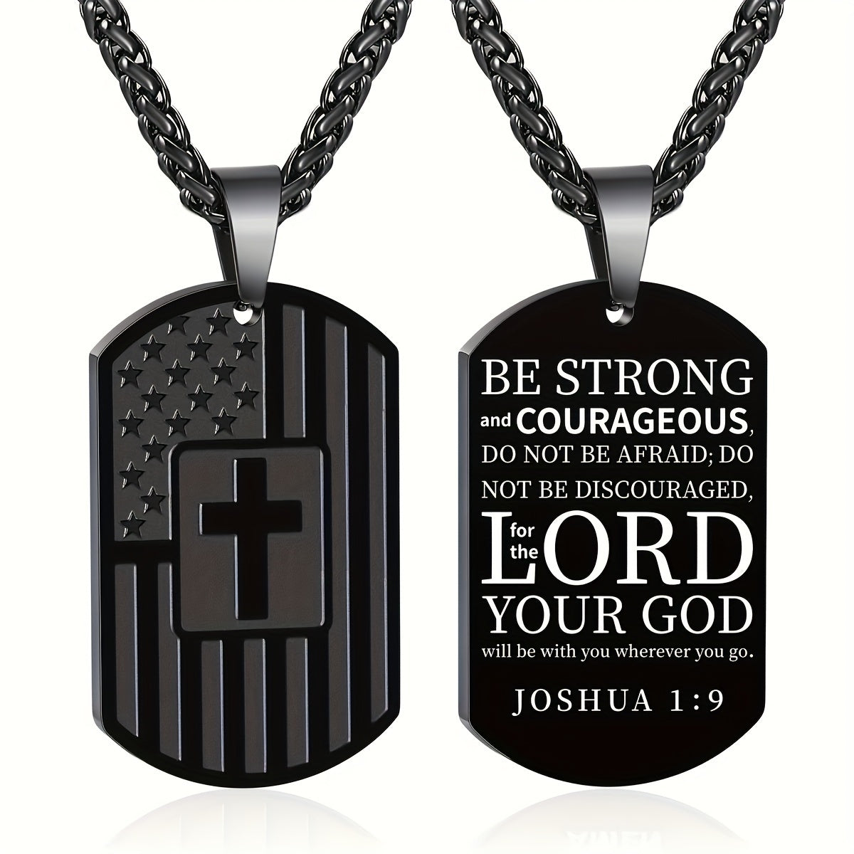 Stainless Steel Cross Pendant Necklace
