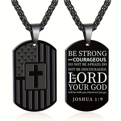 Stainless Steel Cross Pendant Necklace