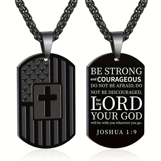 Stainless Steel Cross Pendant Necklace