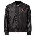 North Side H.S. Faux Leather Bomber Jacket