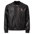 North Side H.S. Faux Leather Bomber Jacket