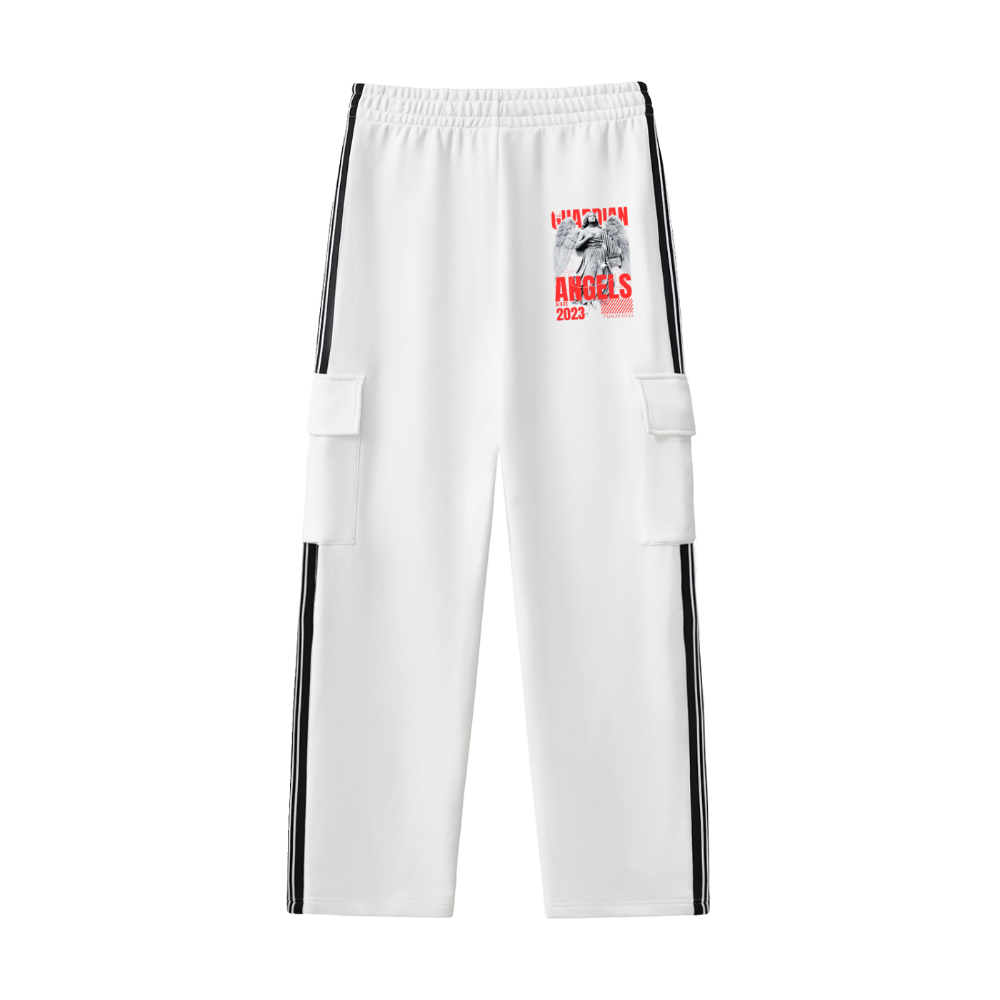 FEARLESS- Side Stripe Straight-Leg Pants