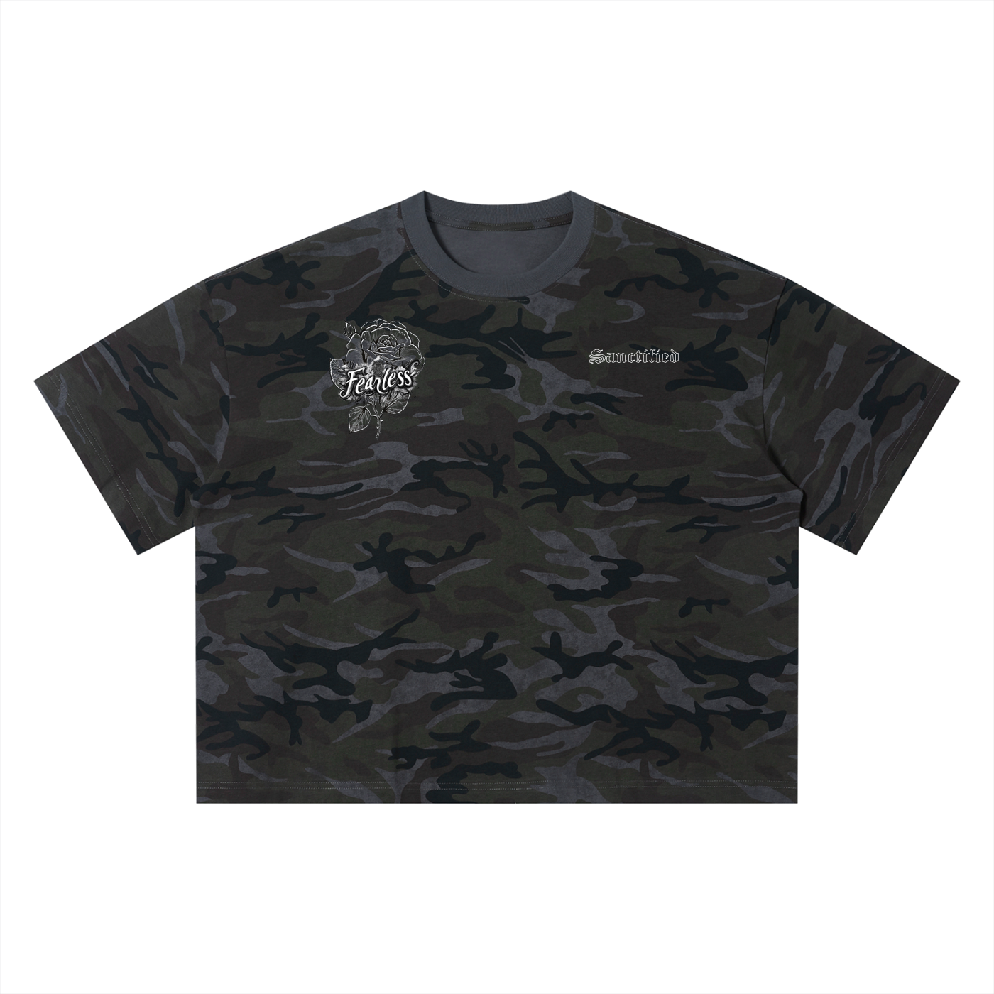 Unisex Camo Boxy T-Shirt