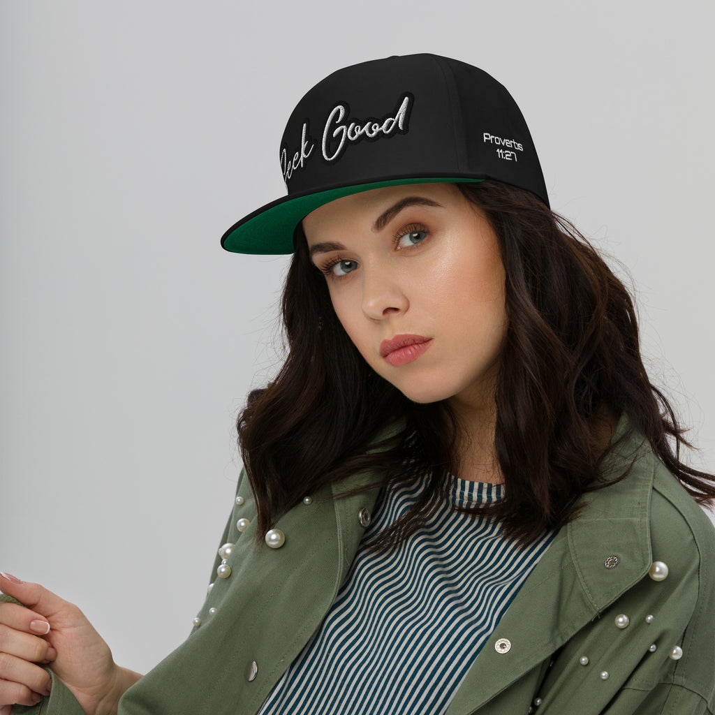 Seek Good- Flat Bill Cap