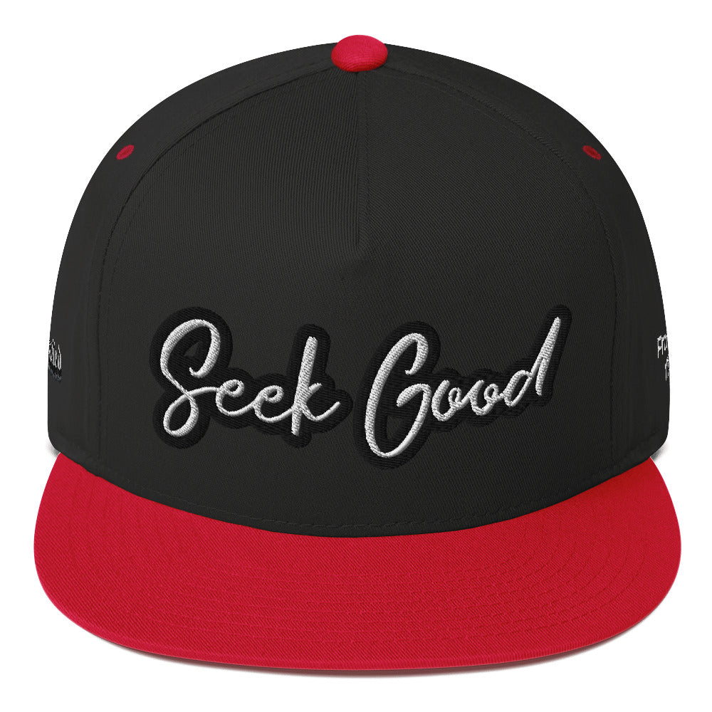 Seek Good- Flat Bill Cap