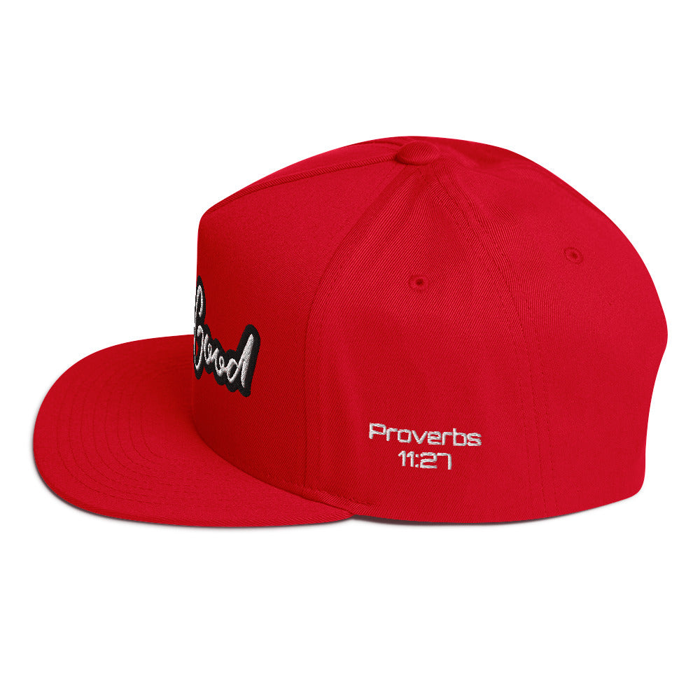 Seek Good- Flat Bill Cap
