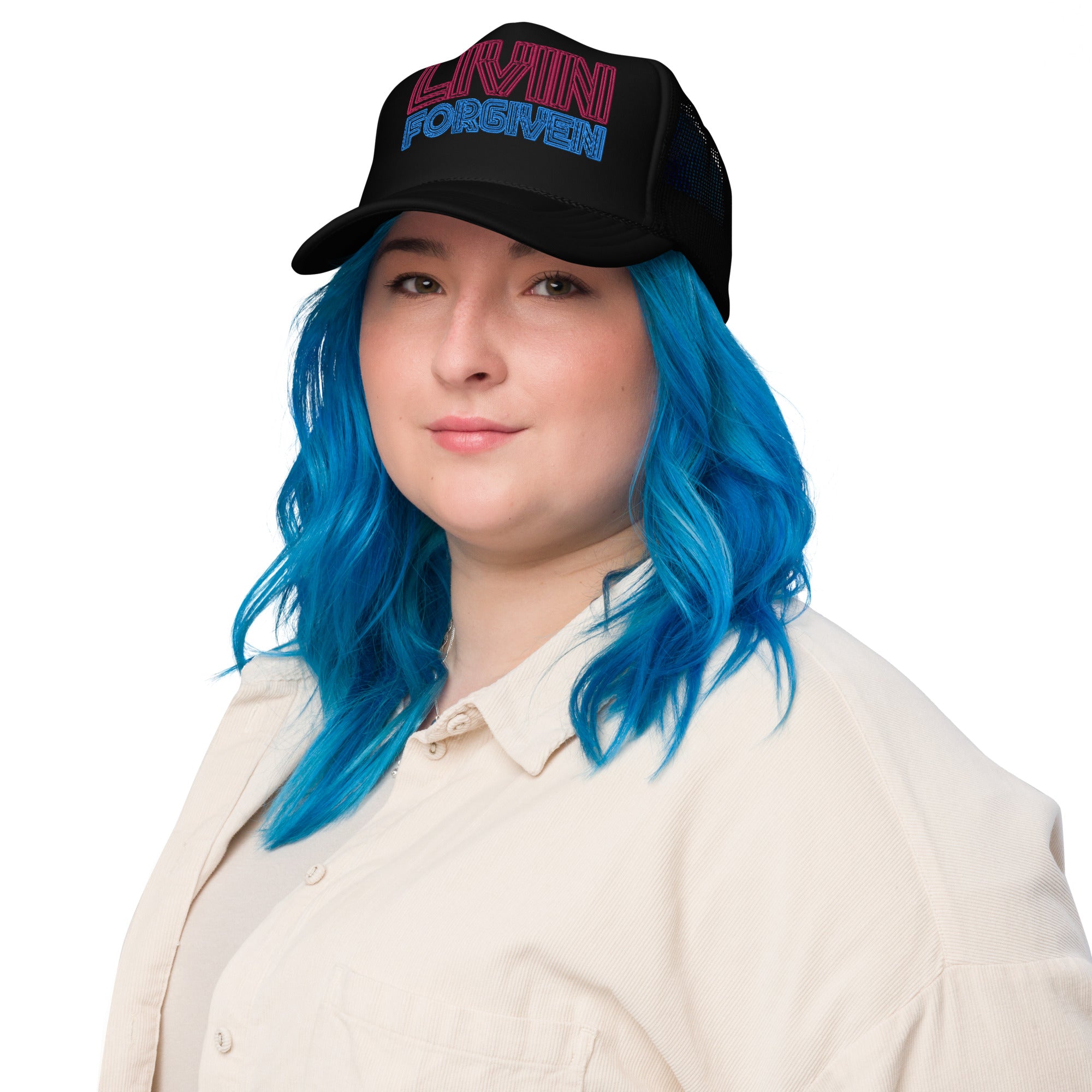 LIVIN FORGIVEN- Foam trucker hat