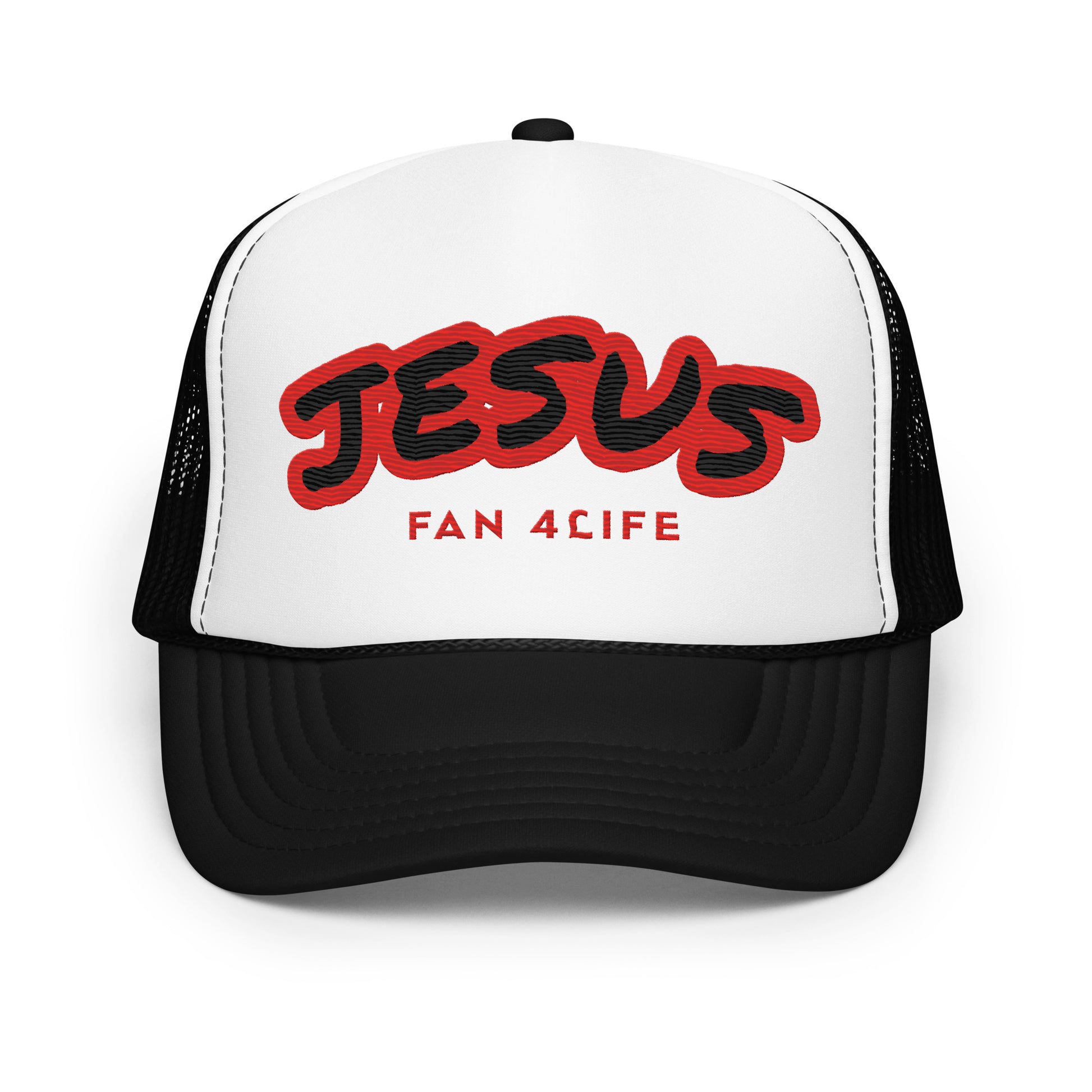 Jesus Fan 4Life- Foam trucker hat