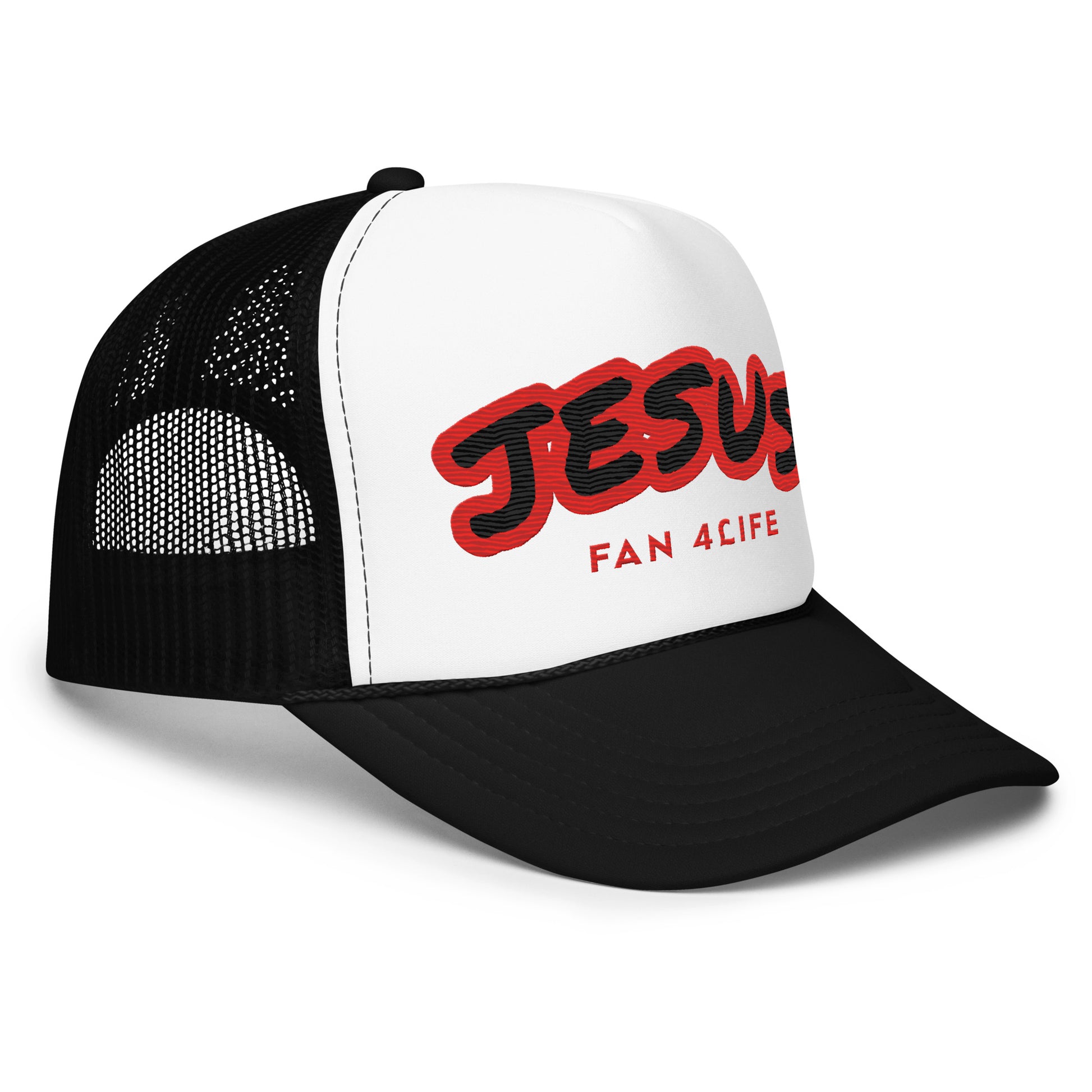 Jesus Fan 4Life- Foam trucker hat