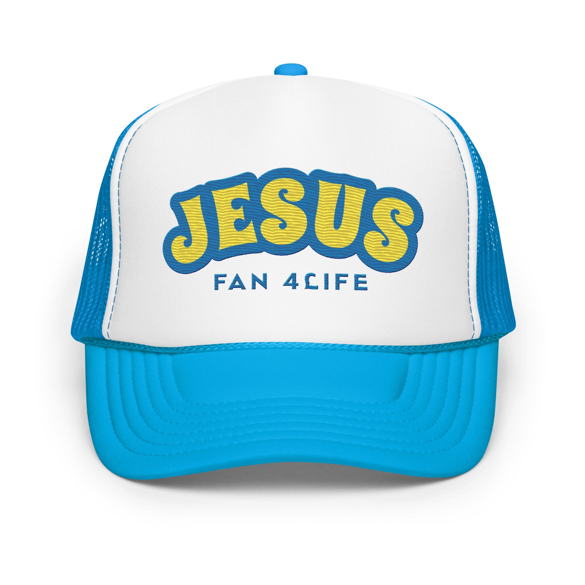 Jesus Fan 4Life- Foam trucker hat