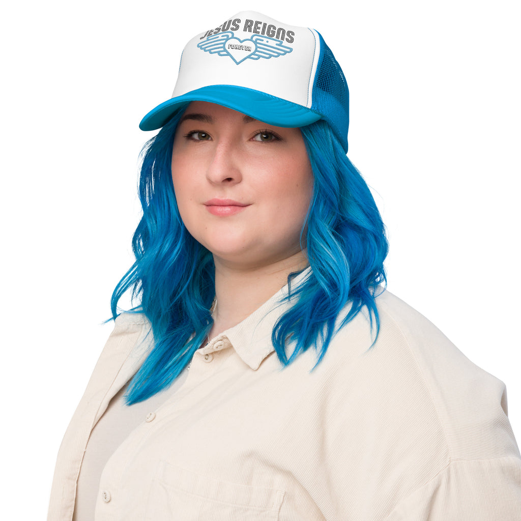 JEUS REIGNS FOREVER- Foam trucker hat