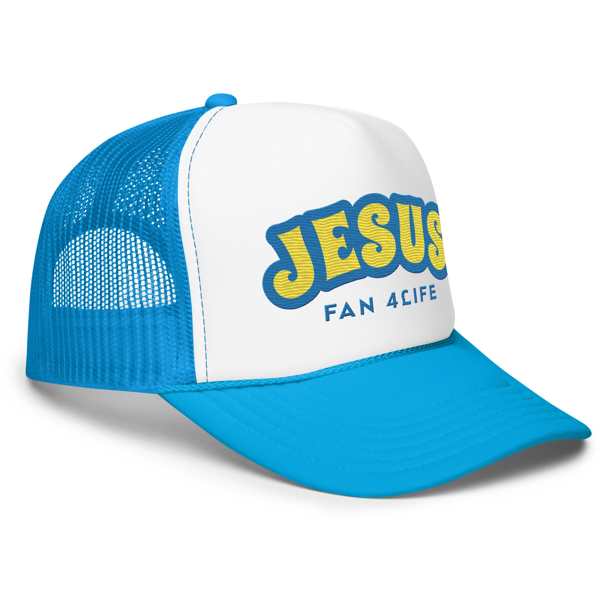 Jesus Fan 4Life- Foam trucker hat