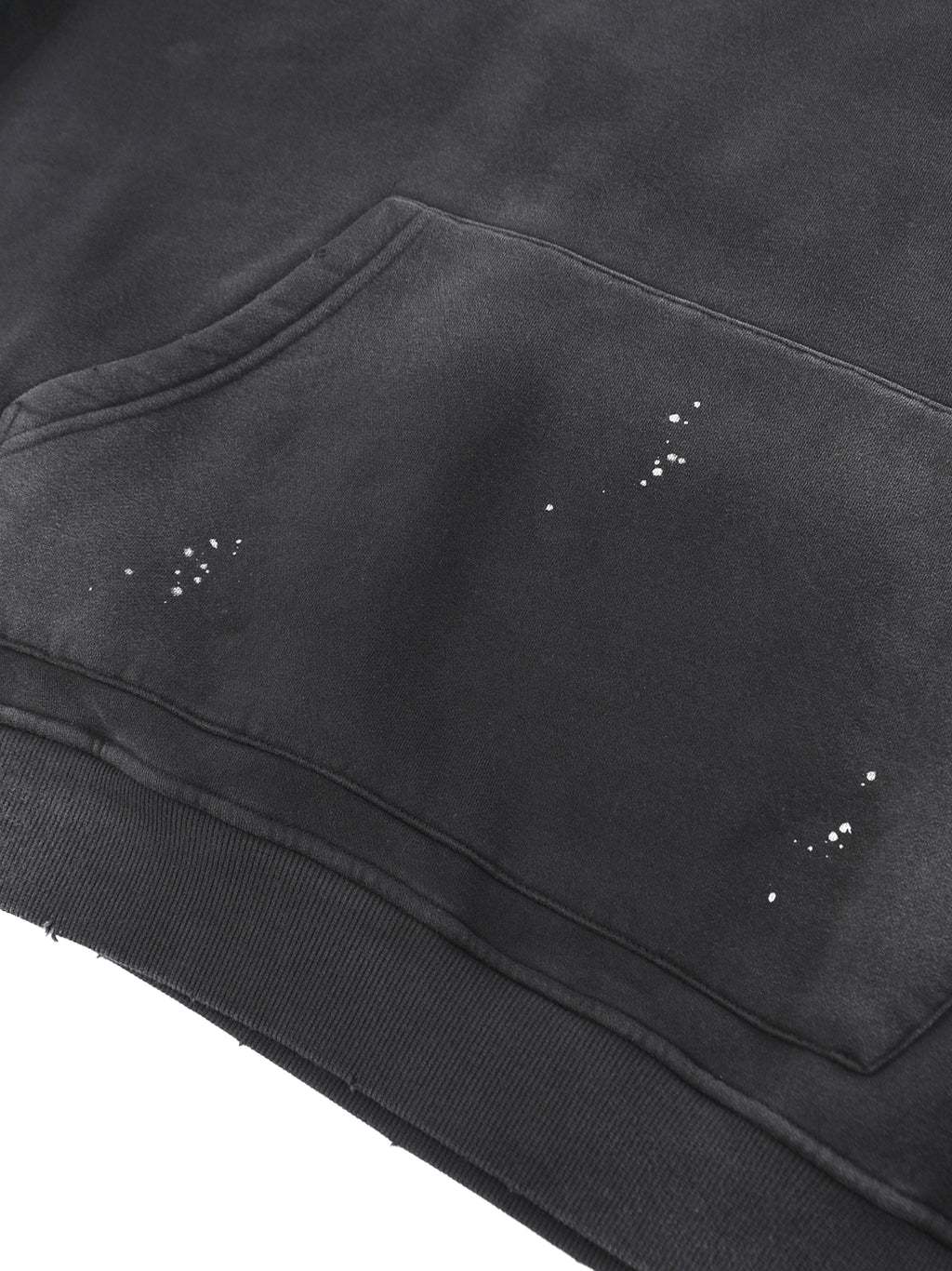 FEARLESS- Vintage Washed Frayed Fleece Hoodie