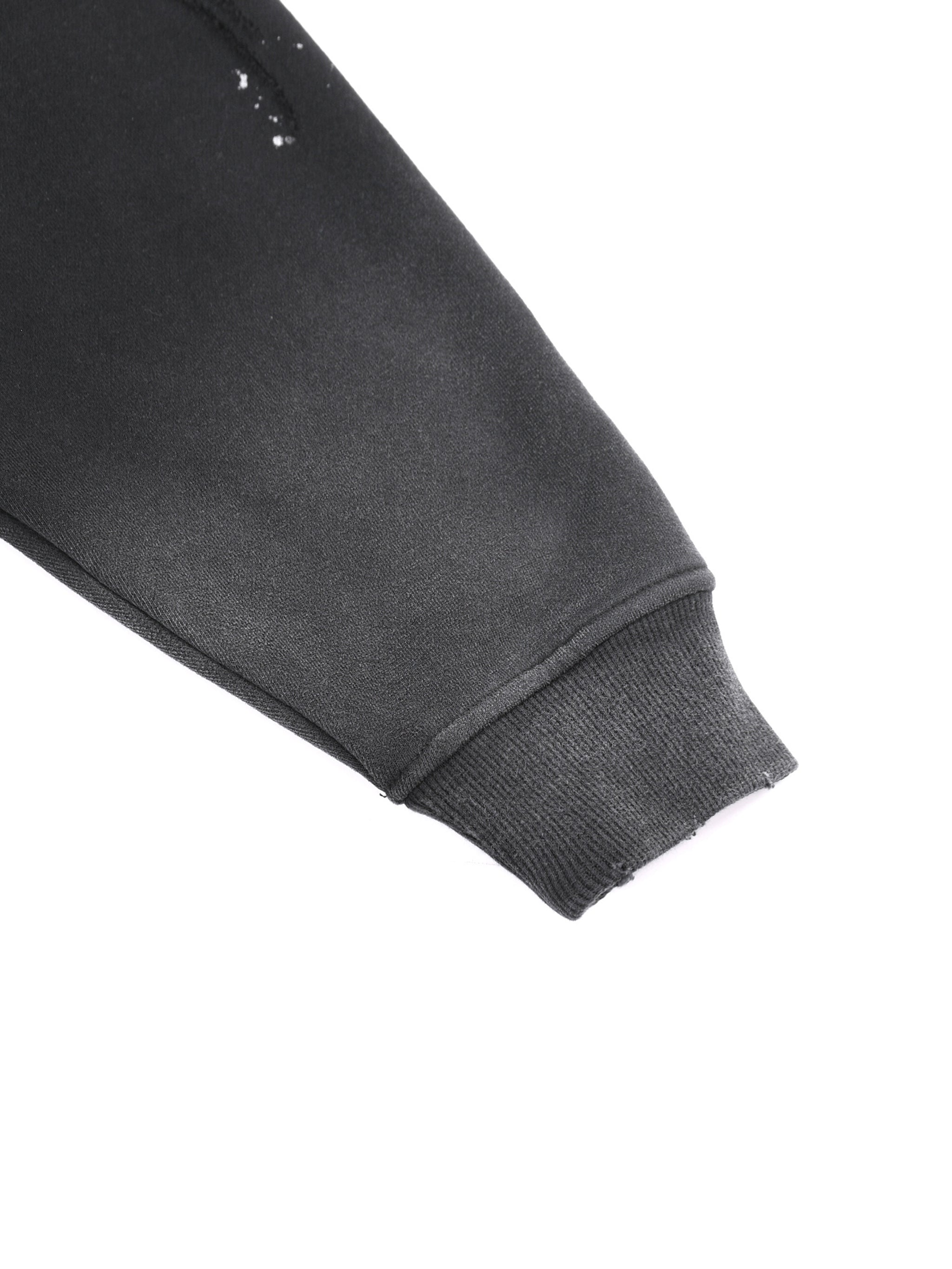 FEARLESS- Vintage Washed Frayed Fleece Hoodie