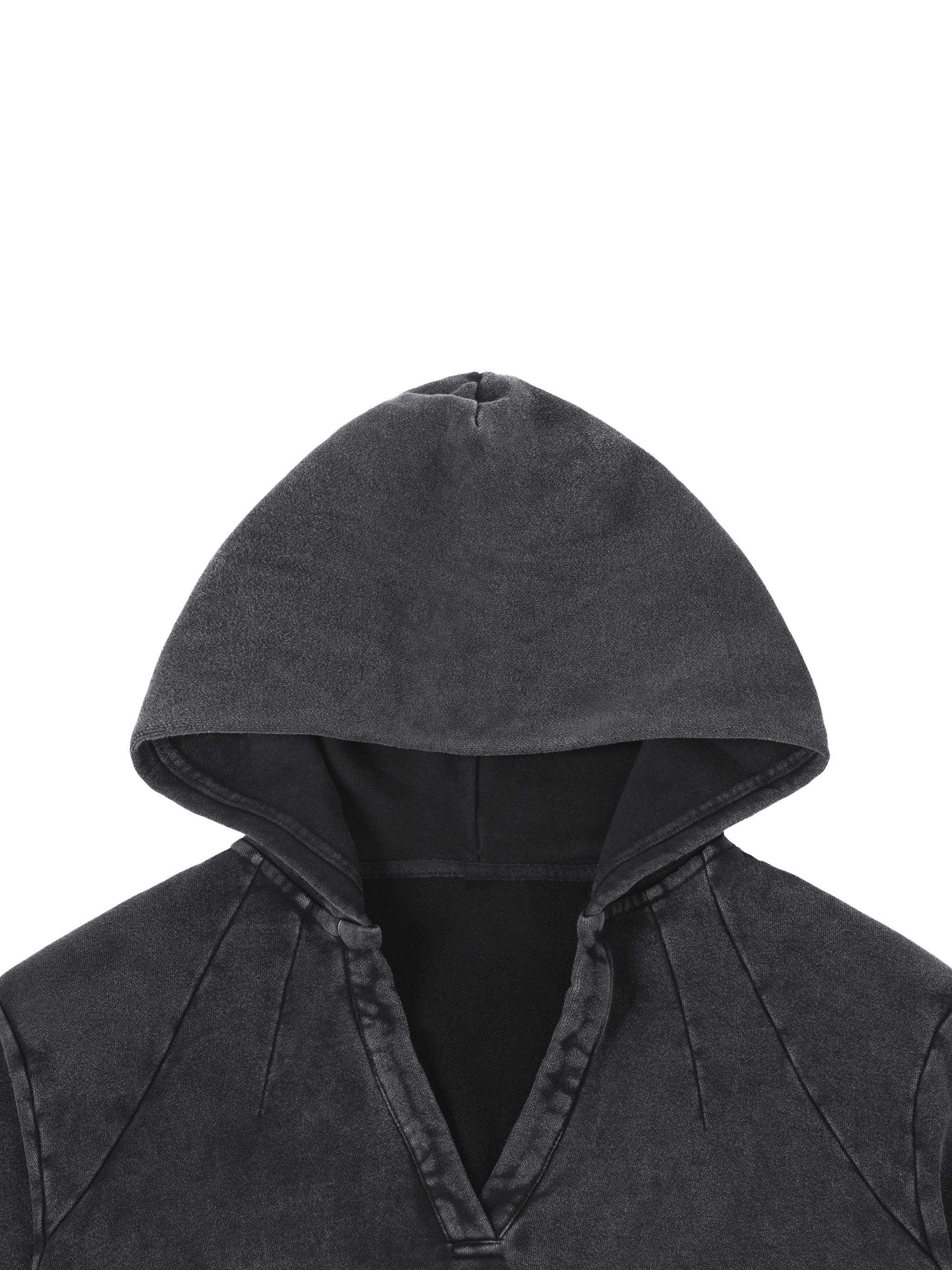 Rest is Warfare- Vintage Washed Raw Edge Hoodie