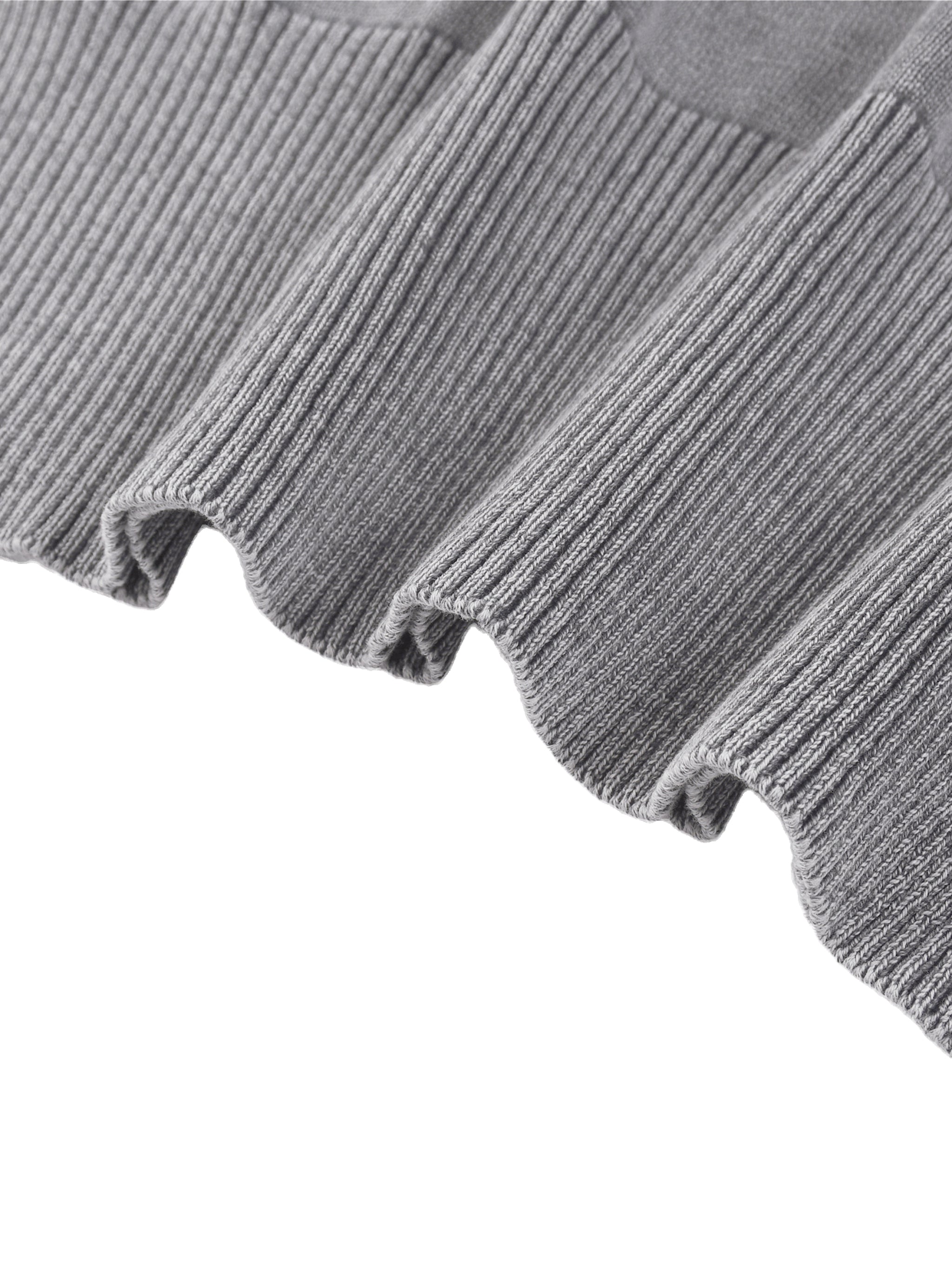 Fearless- Mineral Wash Balloon Sleeve Cropped Sweater