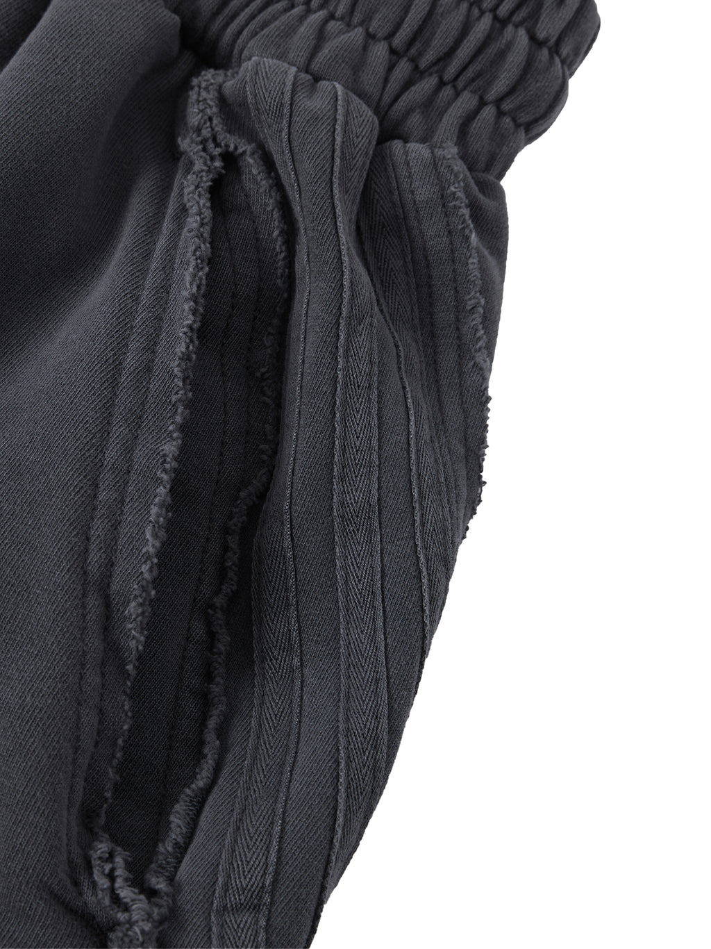 FEARLESS- Unisex Vintage Wash Raw Edge Shorts